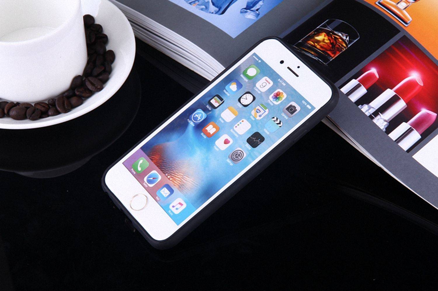 Huawei Nova 2 Plus Handyhülle Backcover Schwarz