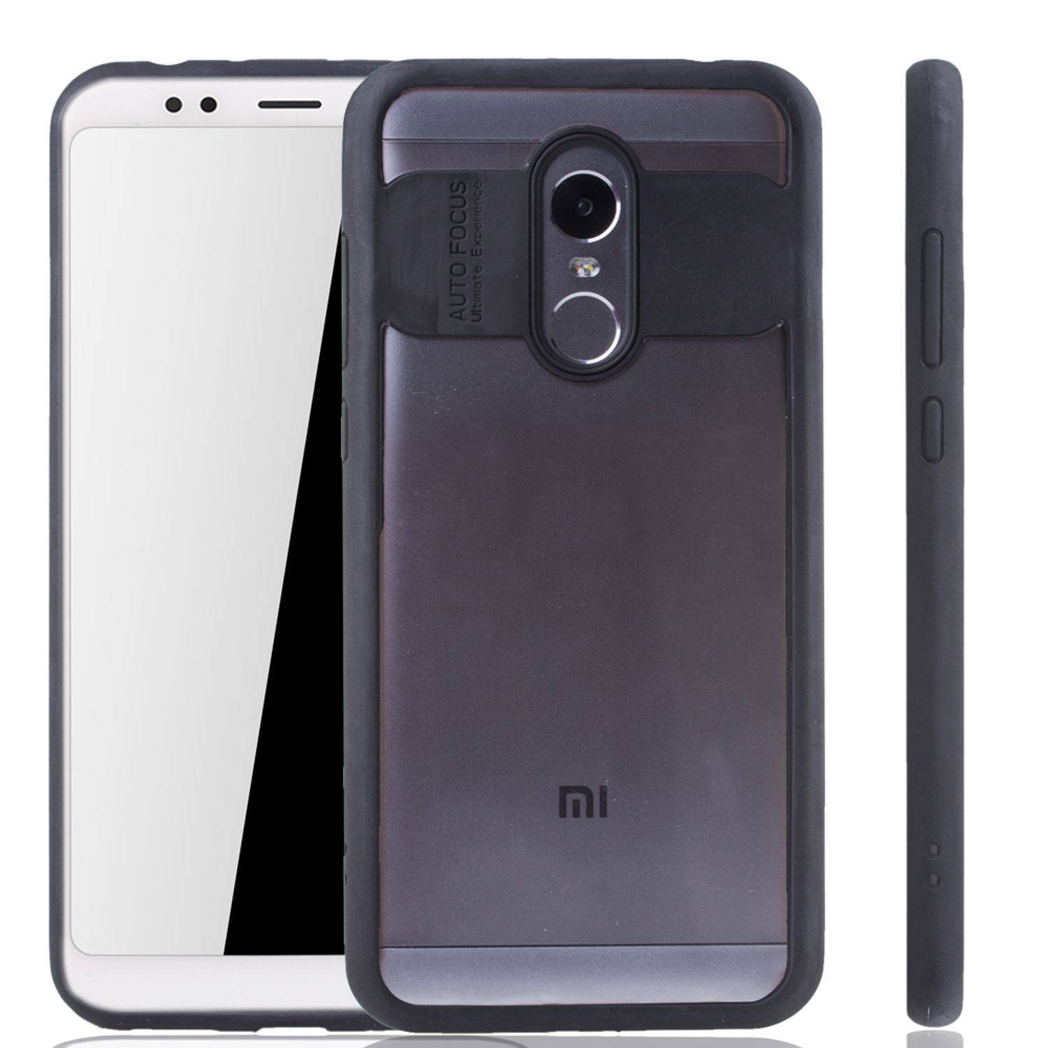 Xiaomi Redmi 5 Plus Handyhülle Backcover Schwarz