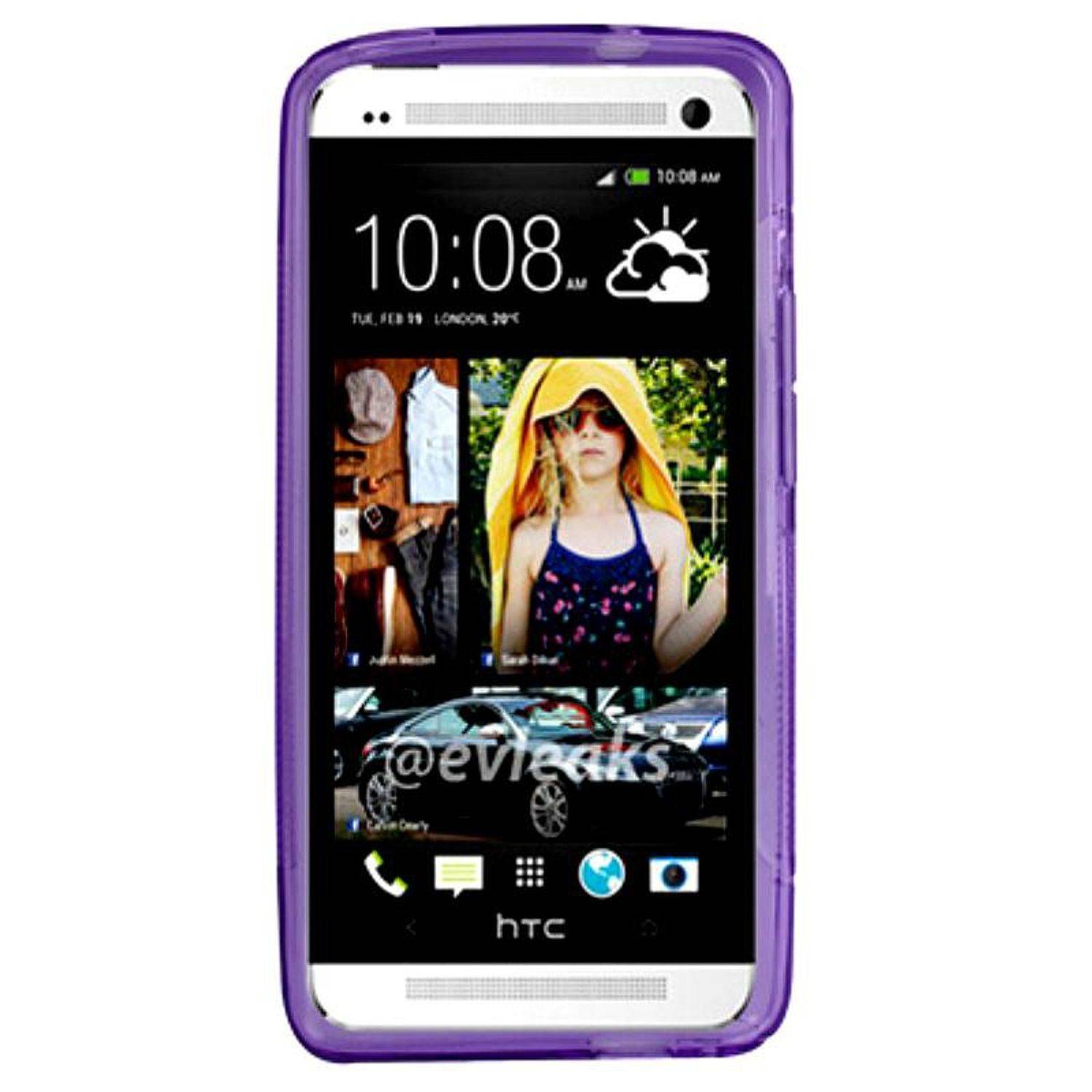 HTC One Handyhülle Backcover Transparent