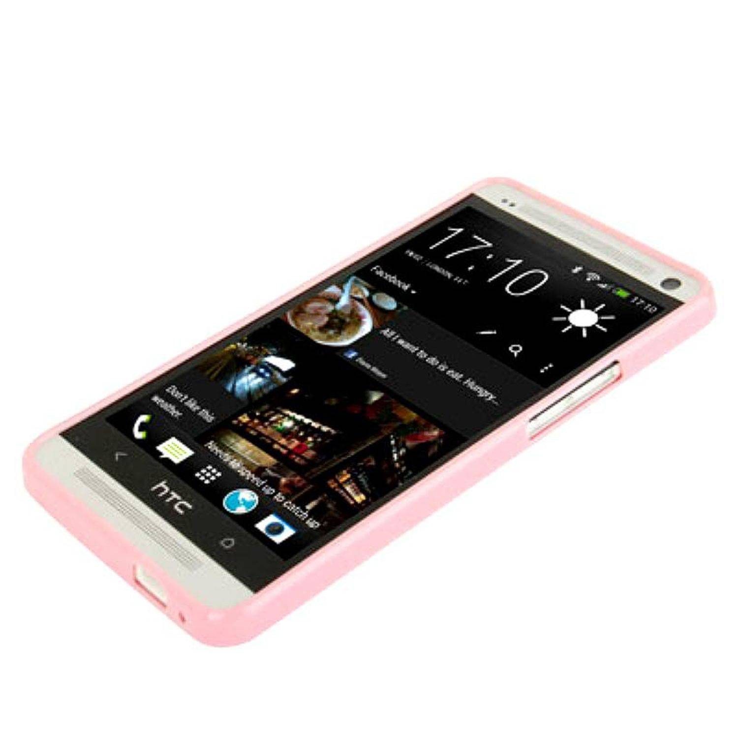 HTC One Handyhülle Backcover Transparent