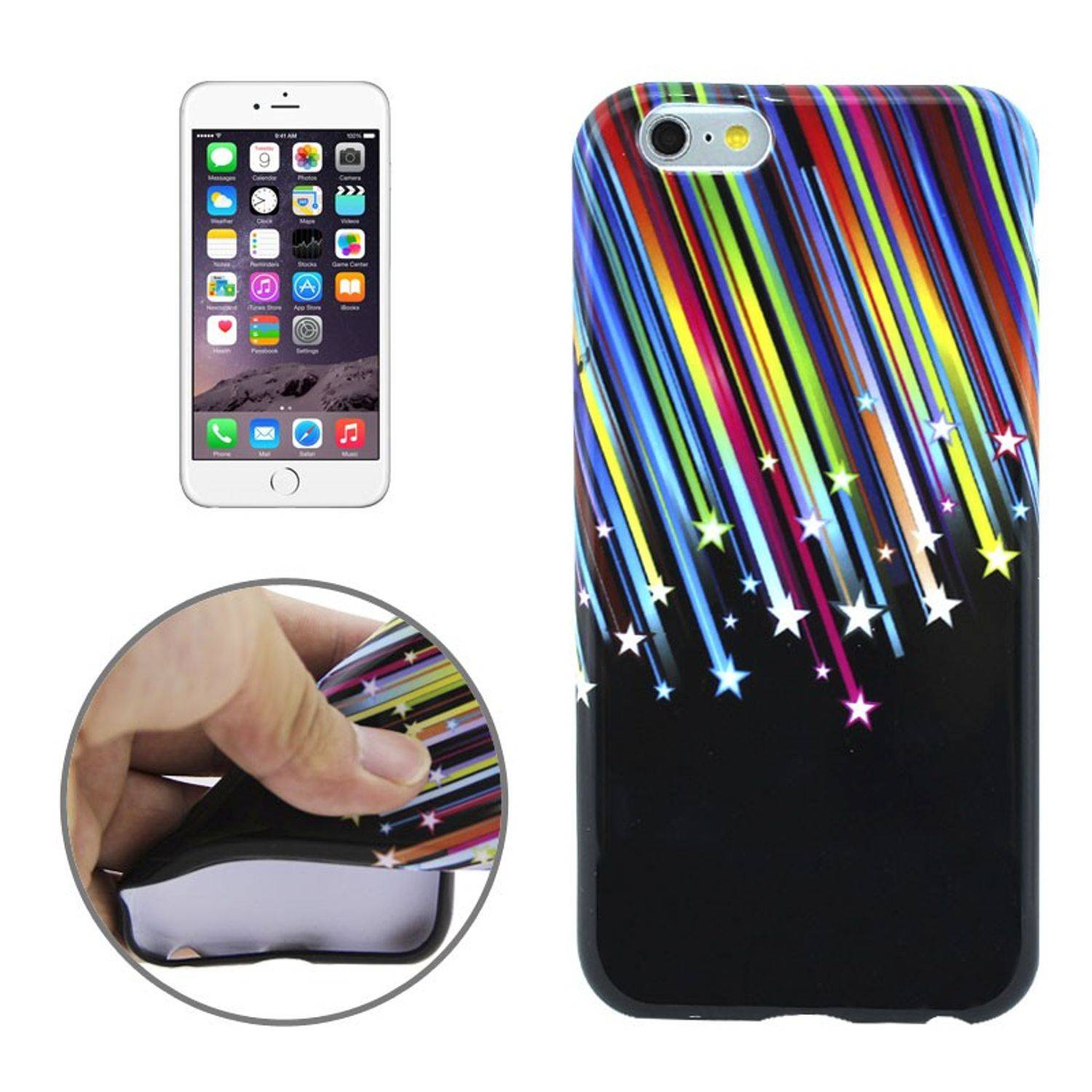 Apple IPhone 6 Plus / 6s Plus Handyhülle Backcover Mehrfarbig