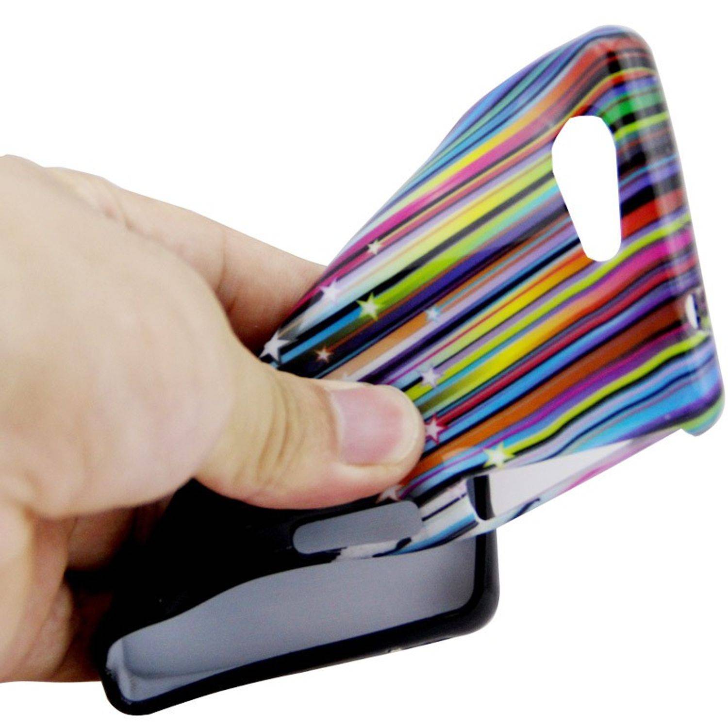 Sony Xperia Z3 Compact Handyhülle Backcover Mehrfarbig