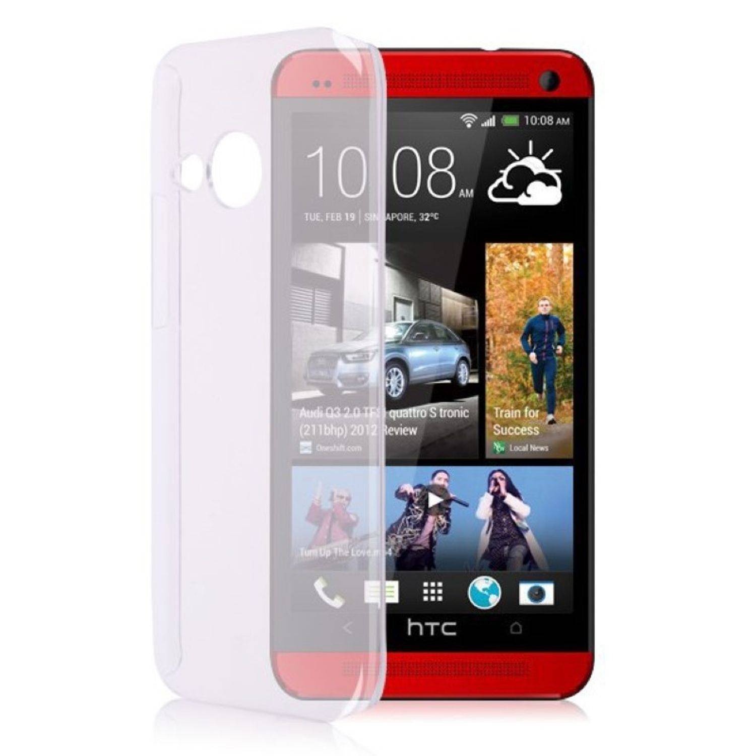 HTC One mini 2 Handyhülle Backcover Transparent