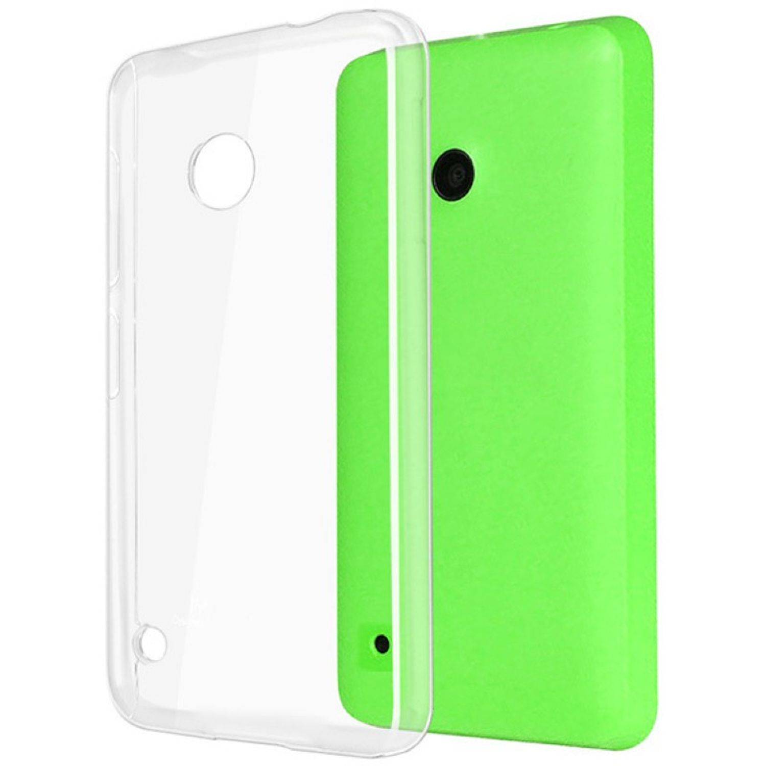 Nokia Lumia 530 Handyhülle Backcover Transparent