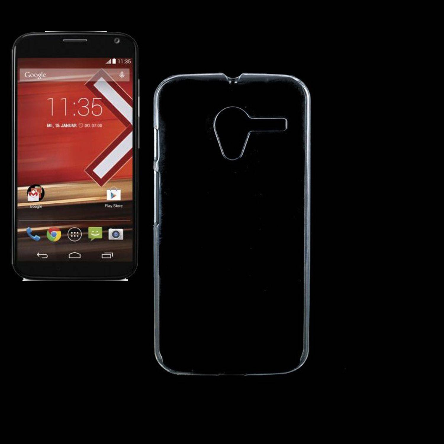Motorola Moto X Handyhülle Backcover Transparent