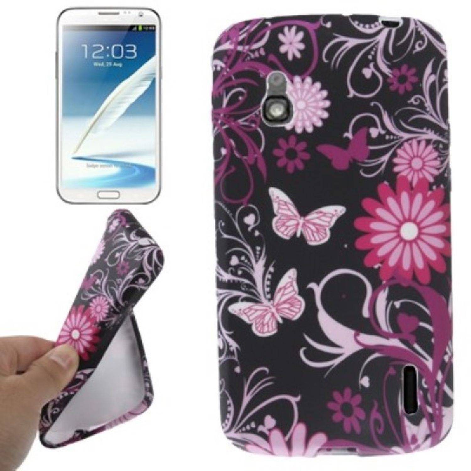 LG Nexus 4 Handyhülle Backcover Mehrfarbig