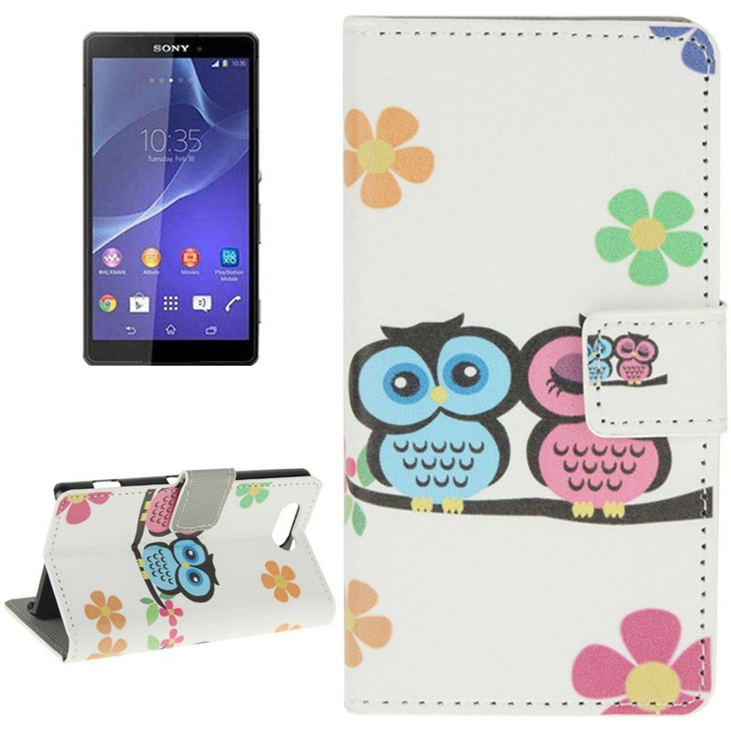 Sony Xperia Z3 Compact Handyhülle Backcover Mehrfarbig