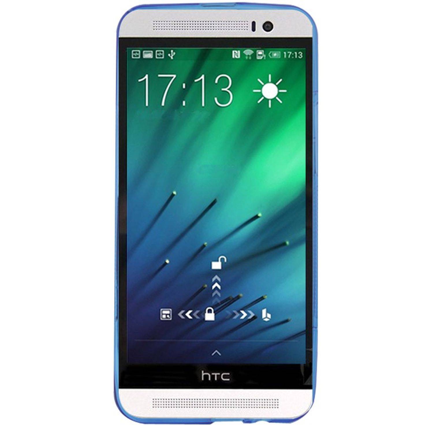 HTC One E8 Handyhülle Backcover Blau