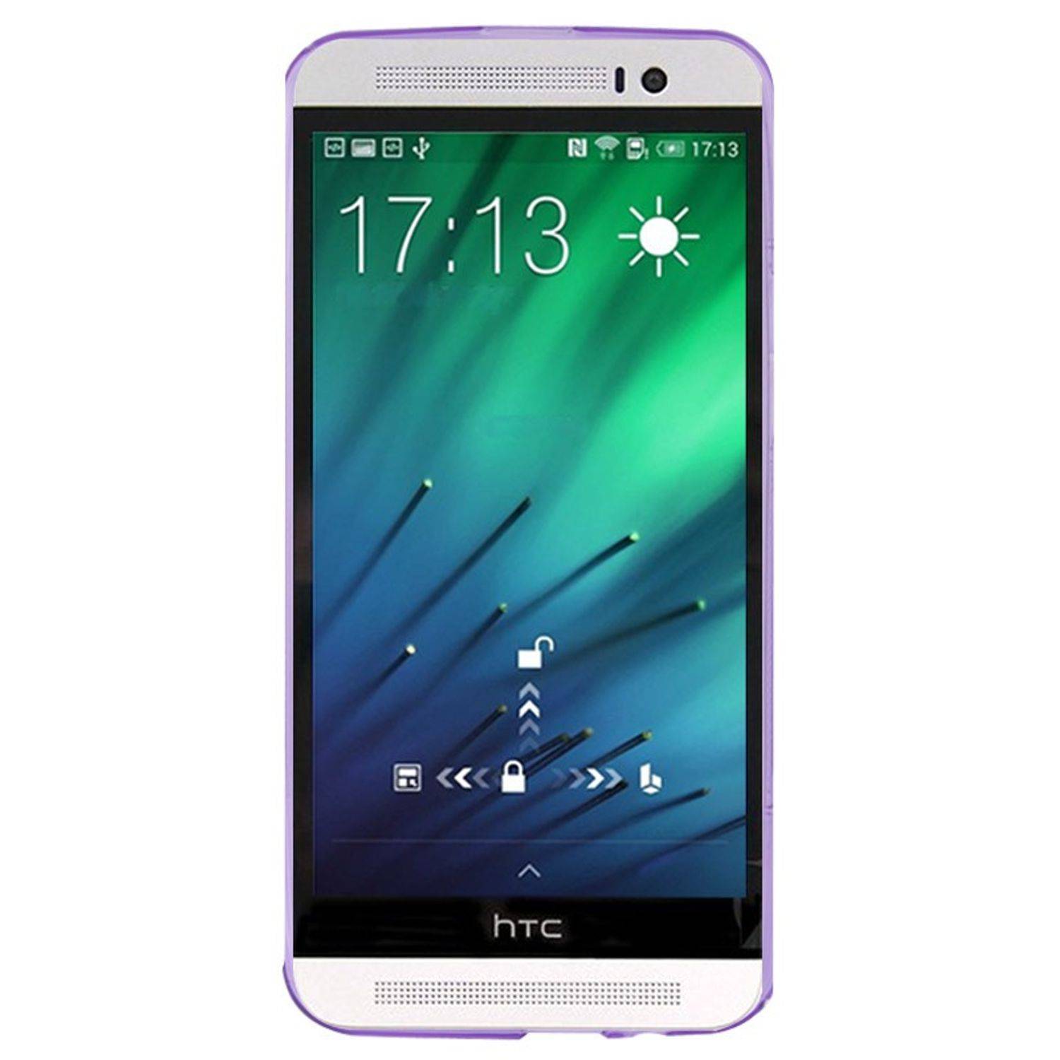 HTC One E8 Handyhülle Backcover Violett