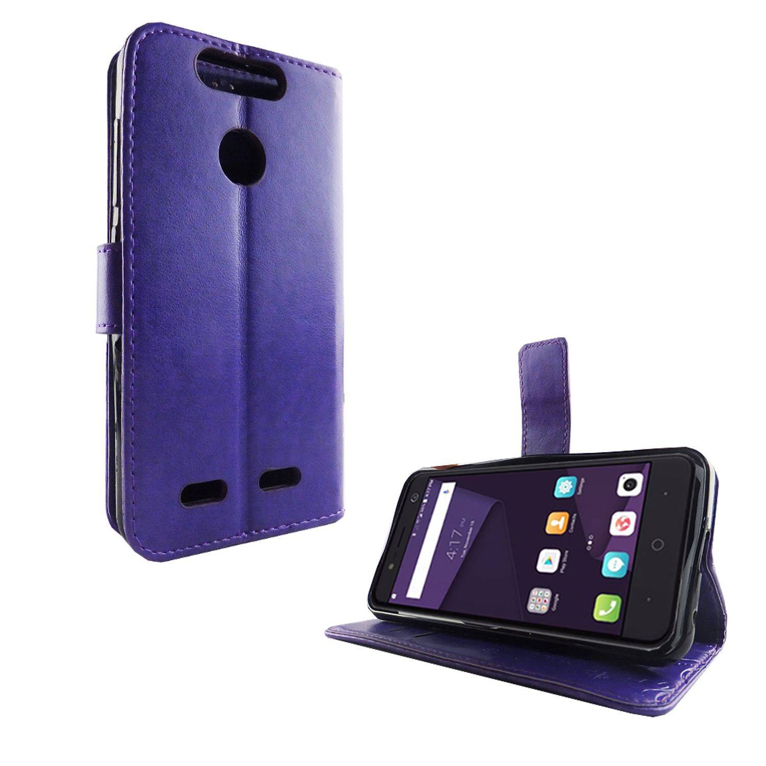 ZTE Blade V8 Lite Handyhülle Bookcover Violett