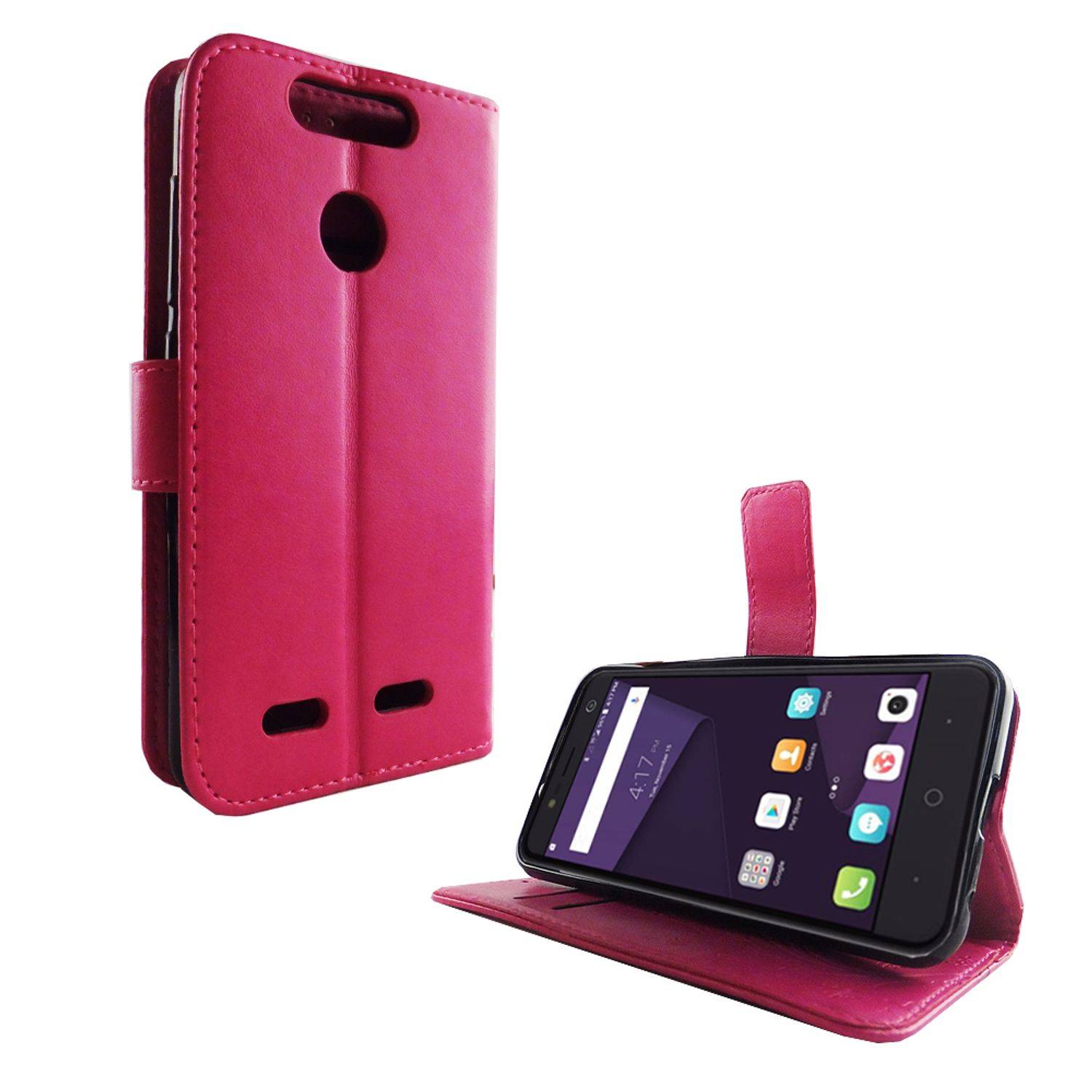 ZTE Blade V8 Lite Handyhülle Bookcover Rosa