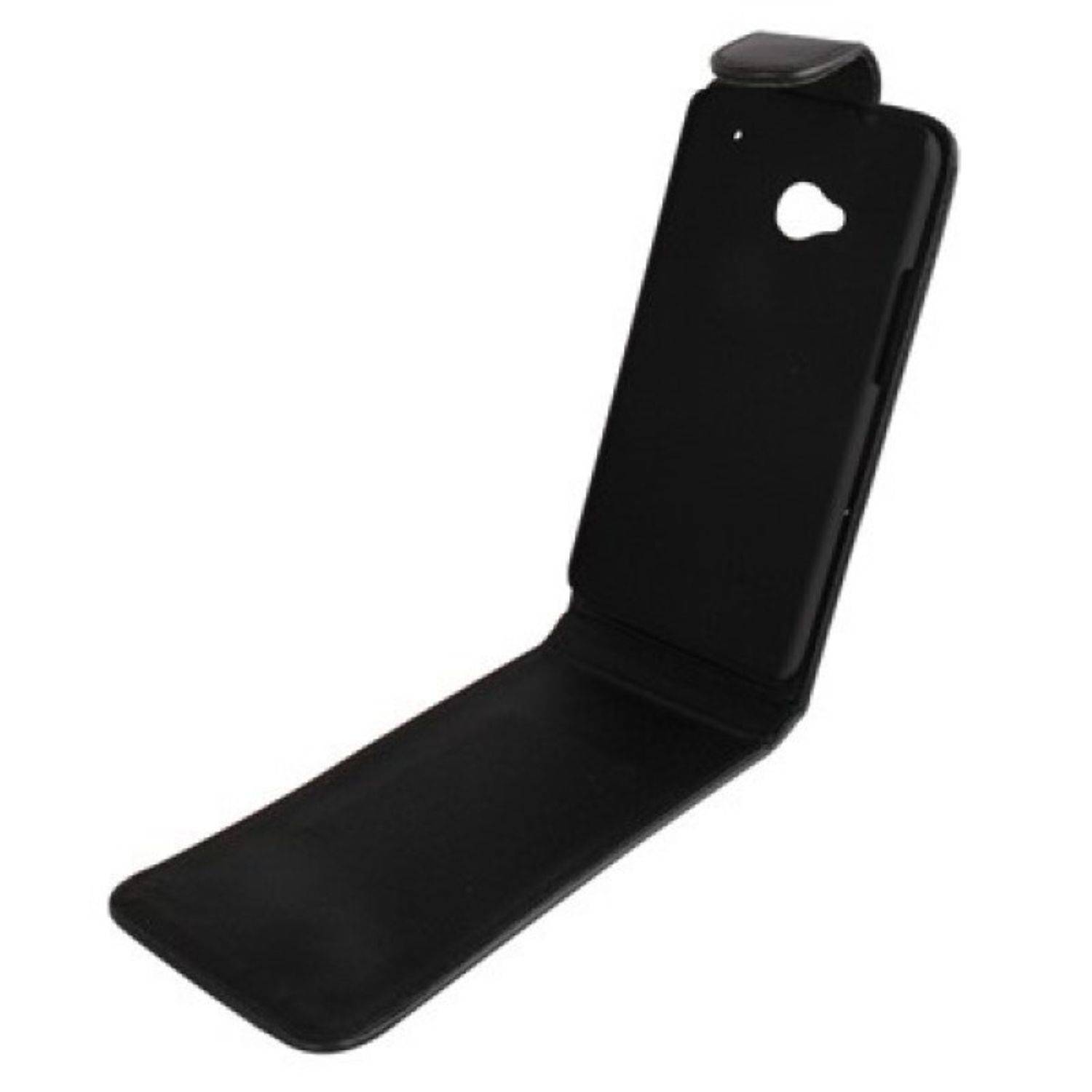 HTC One Handyhülle Backcover Schwarz