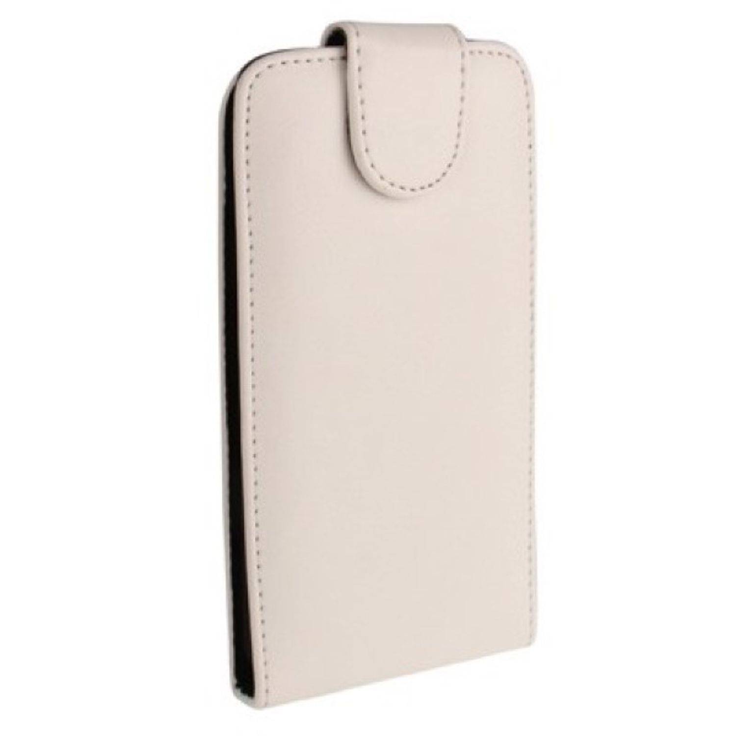 HTC One Handyhülle Backcover Weiß