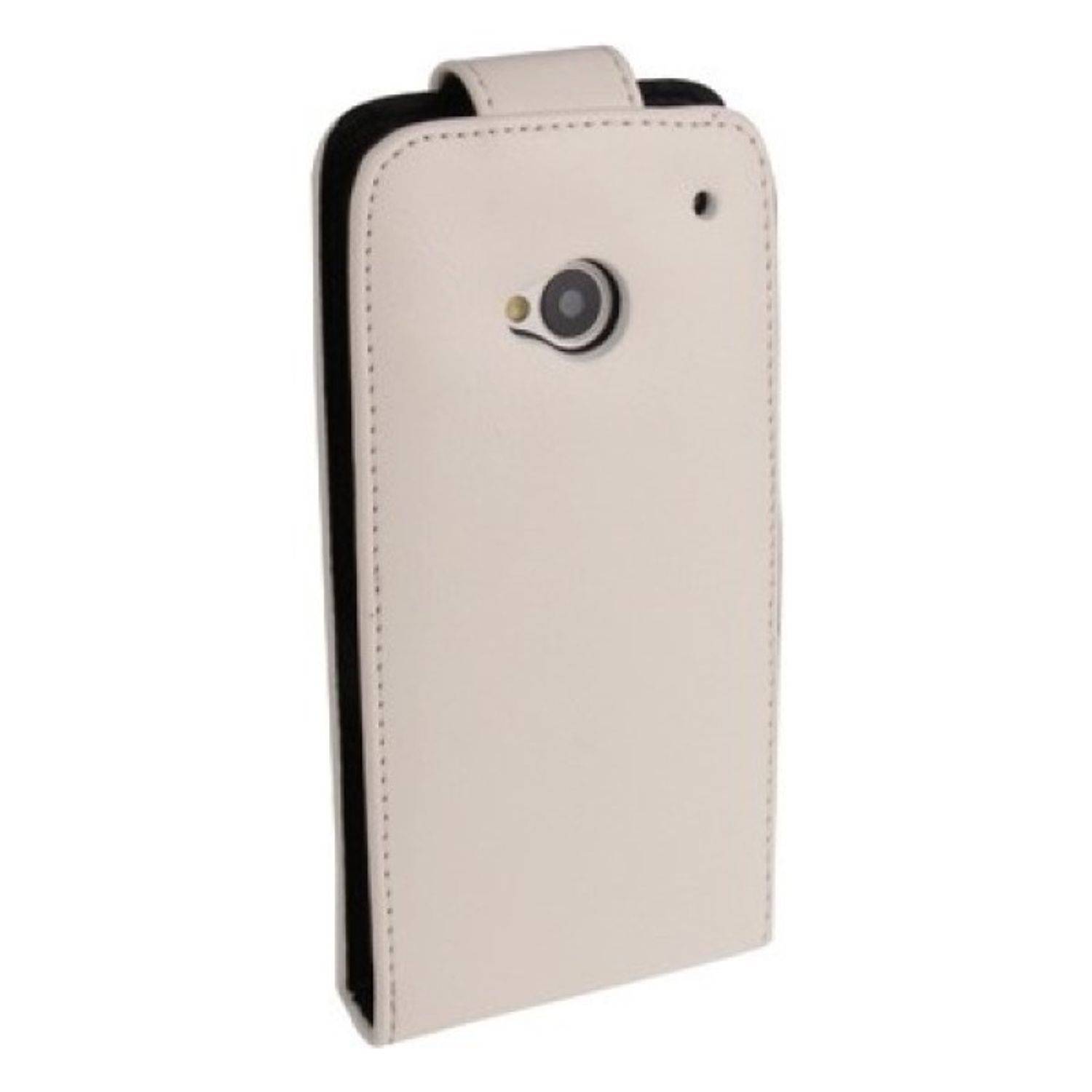 HTC One Handyhülle Backcover Schwarz
