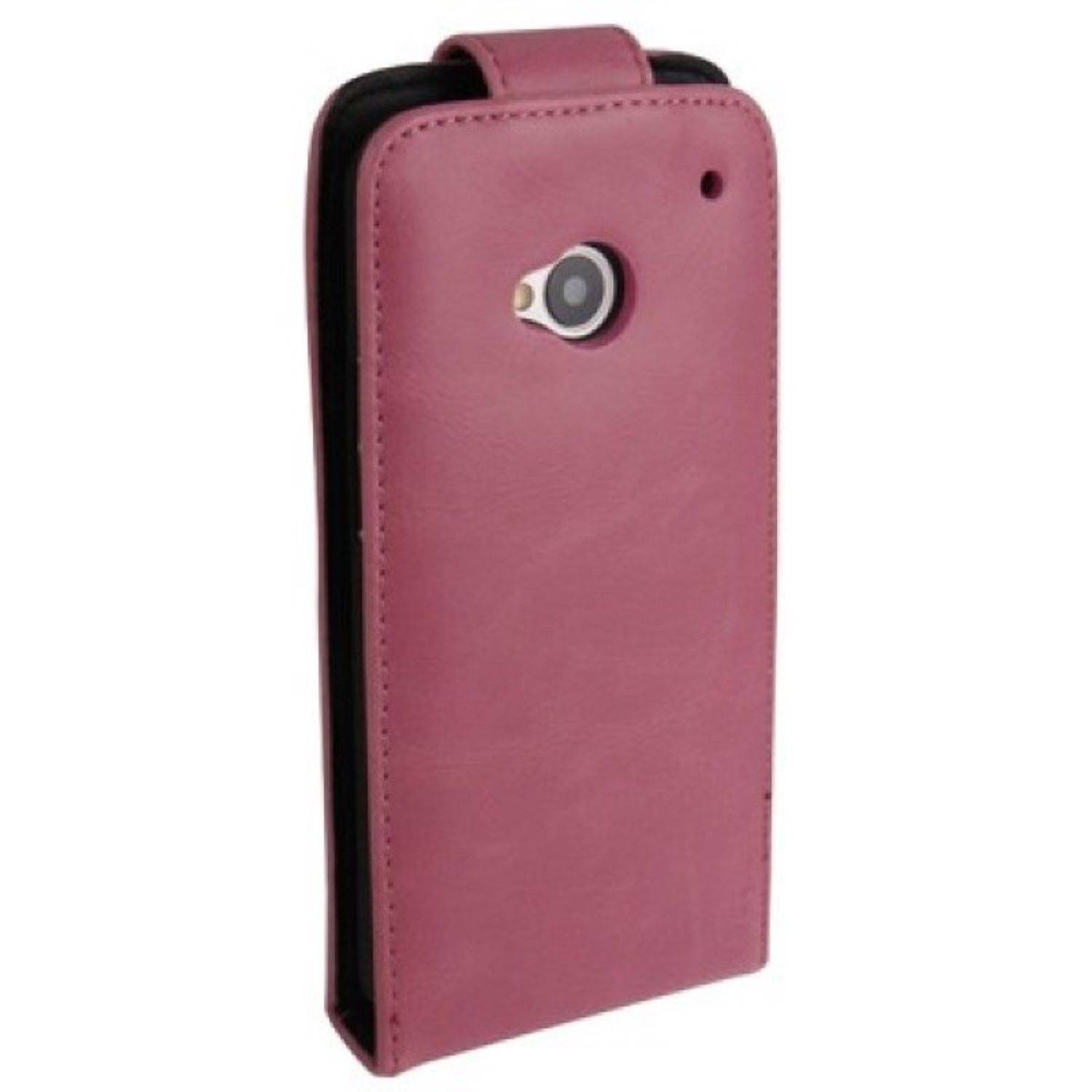 HTC One Handyhülle Backcover Rosa