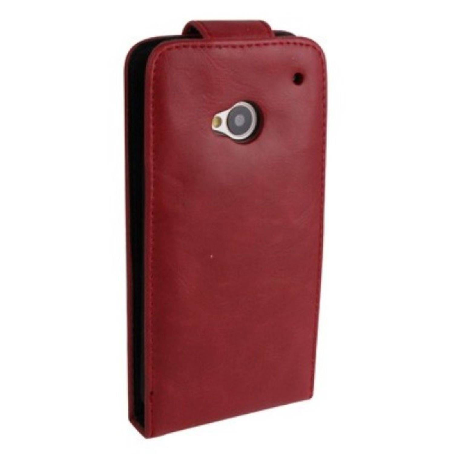 HTC One Handyhülle Backcover Rot