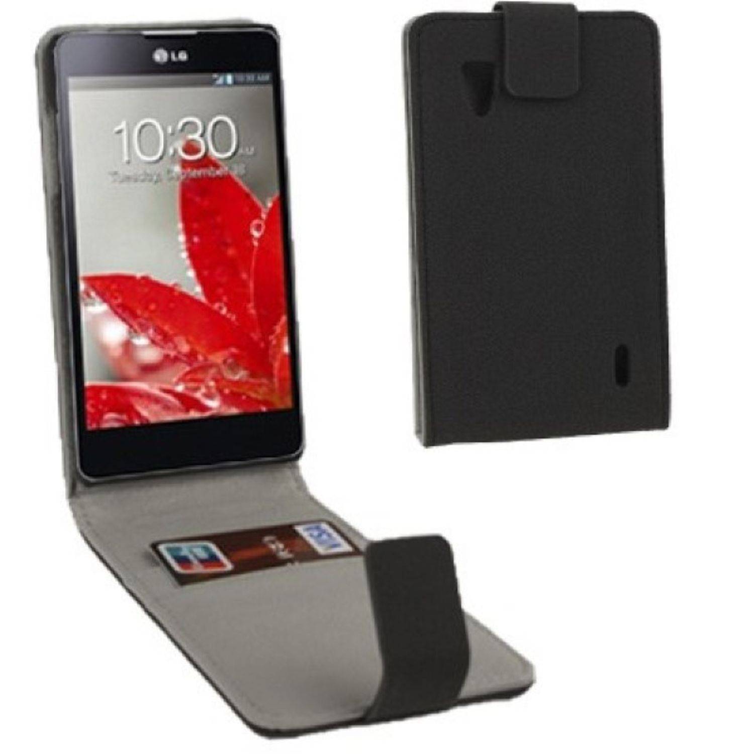 LG Optimus G E973 Handyhülle Backcover Schwarz