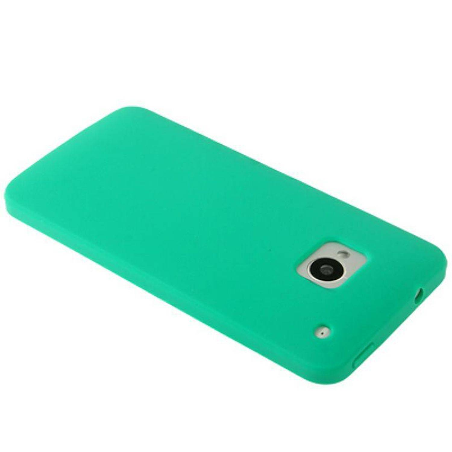 HTC One Handyhülle Backcover Gelb
