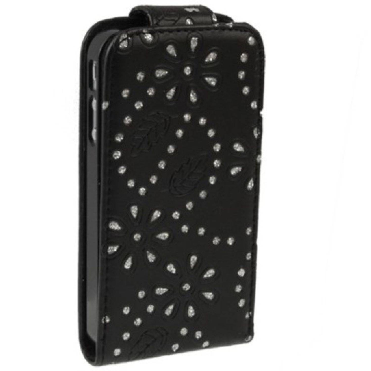 Apple iPhone 4 / 4s Handyhülle Backcover Schwarz