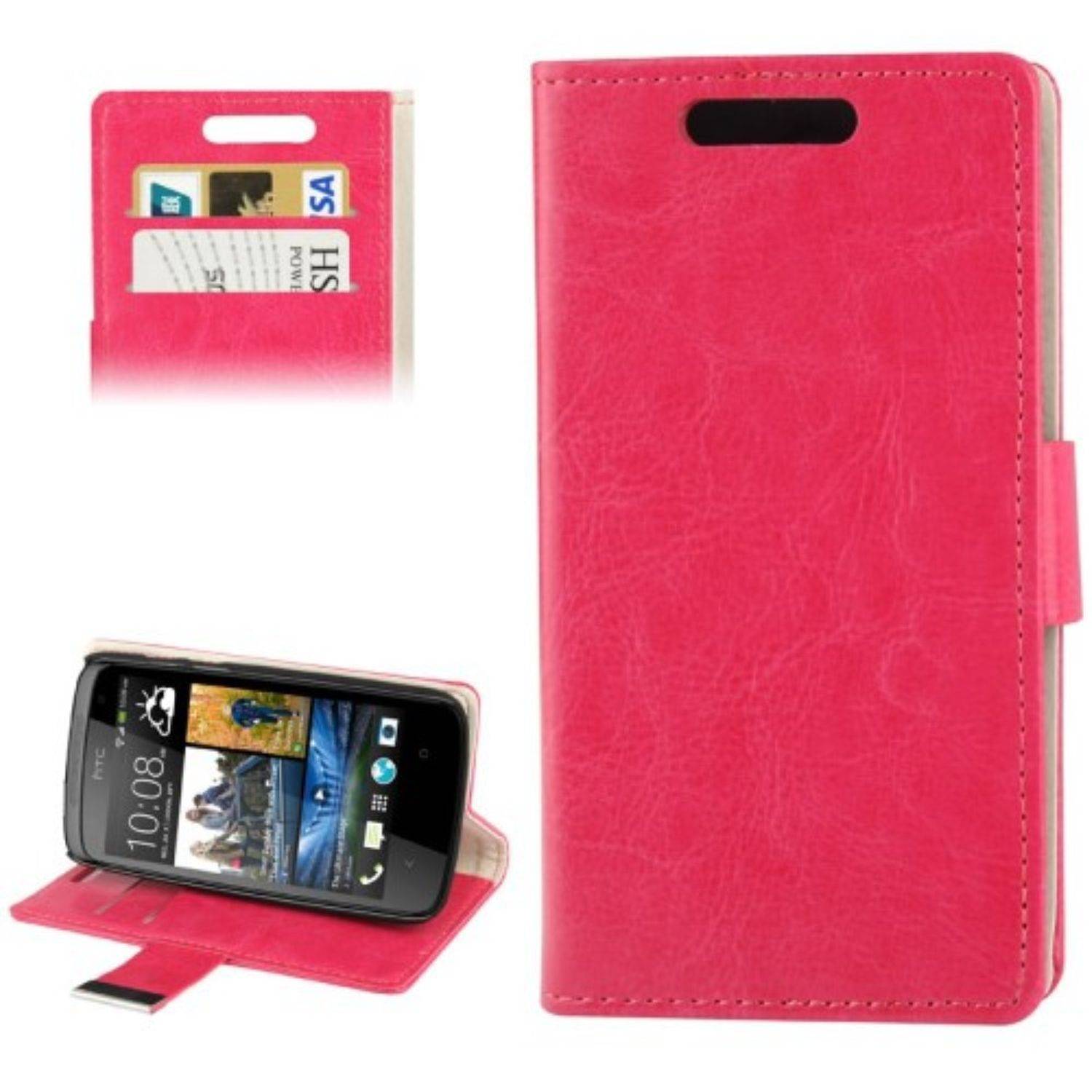 HTC Desire 500 Handyhülle Backcover Rosa