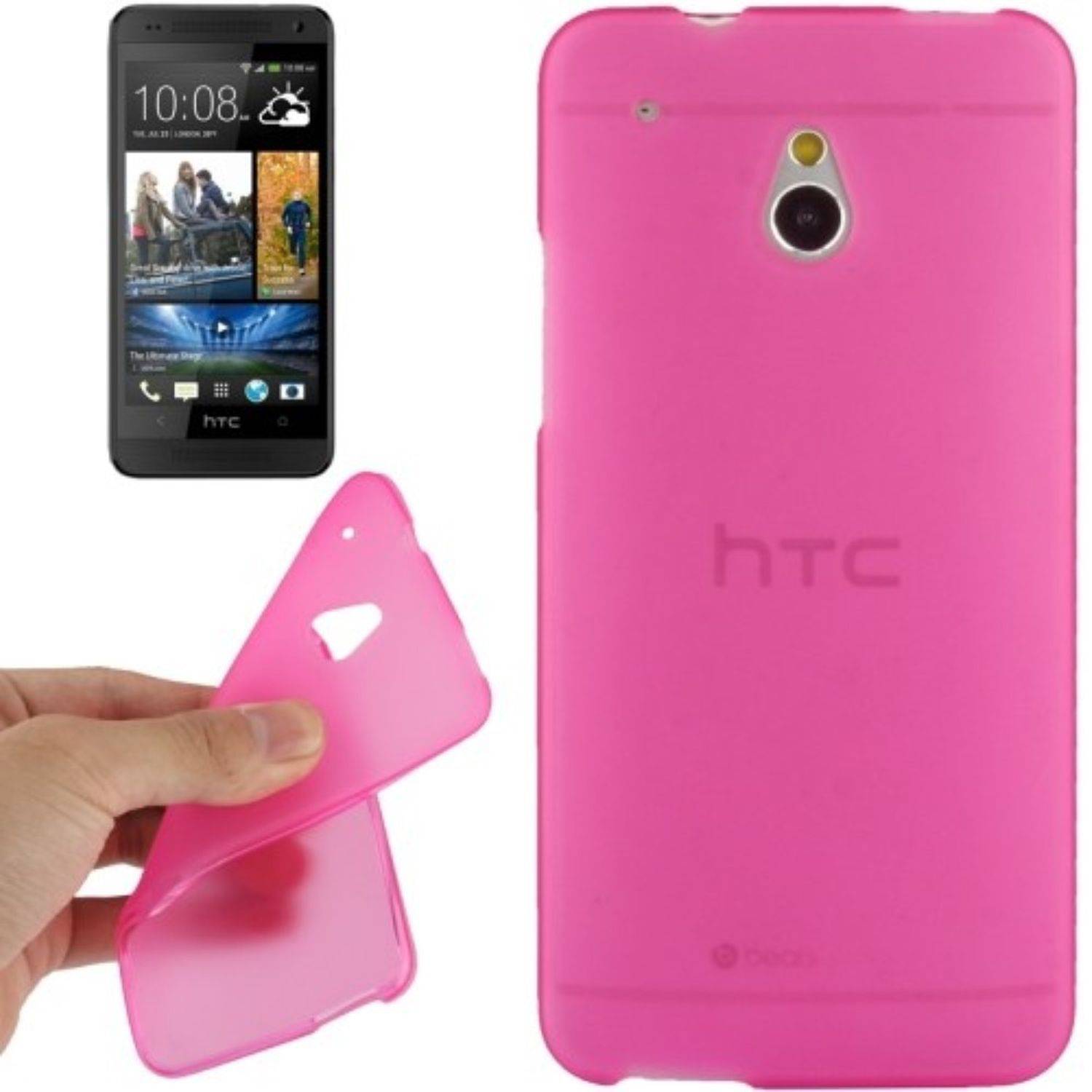 HTC One Mini Handyhülle Backcover Transparent