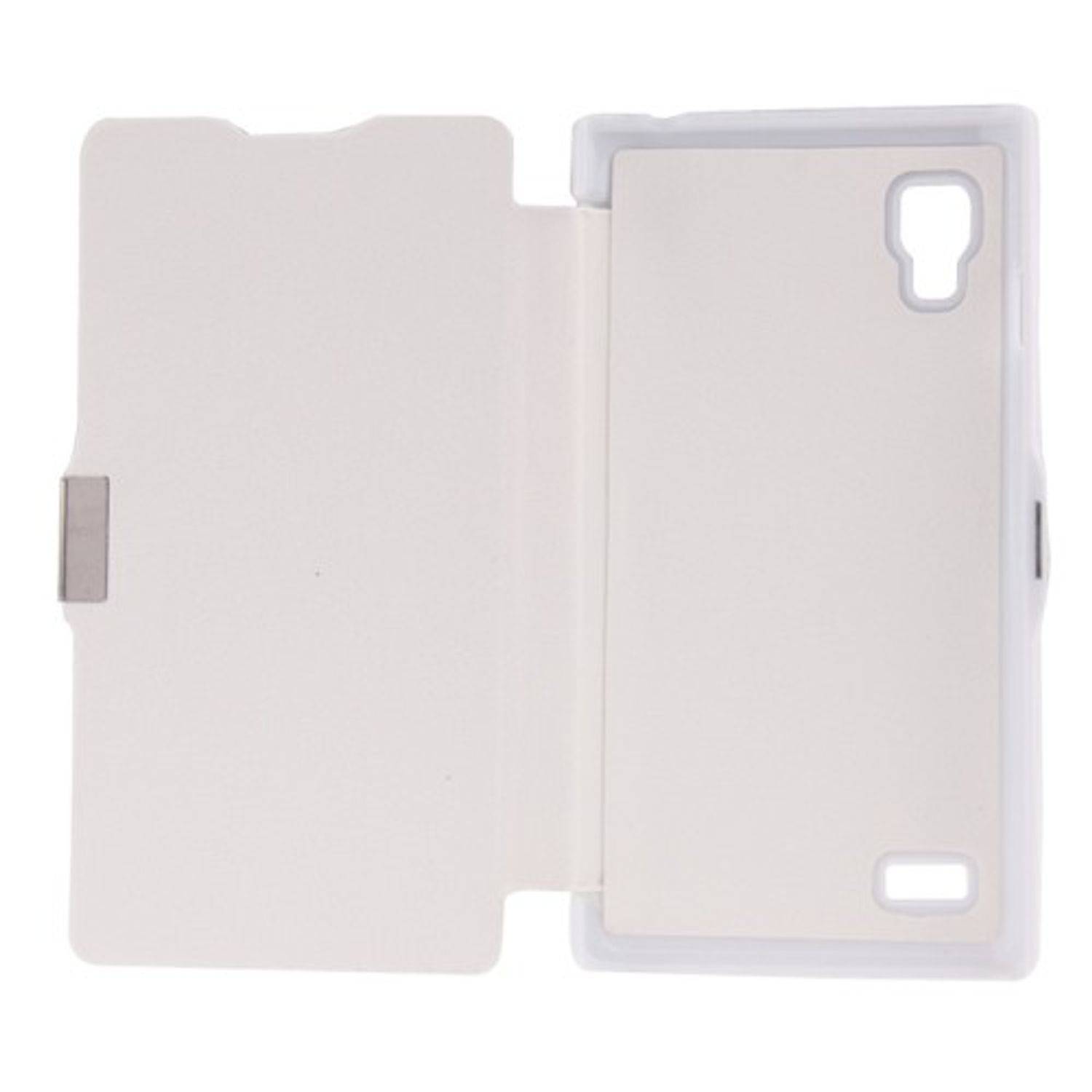 LG Optimus L9 Handyhülle Backcover Weiß