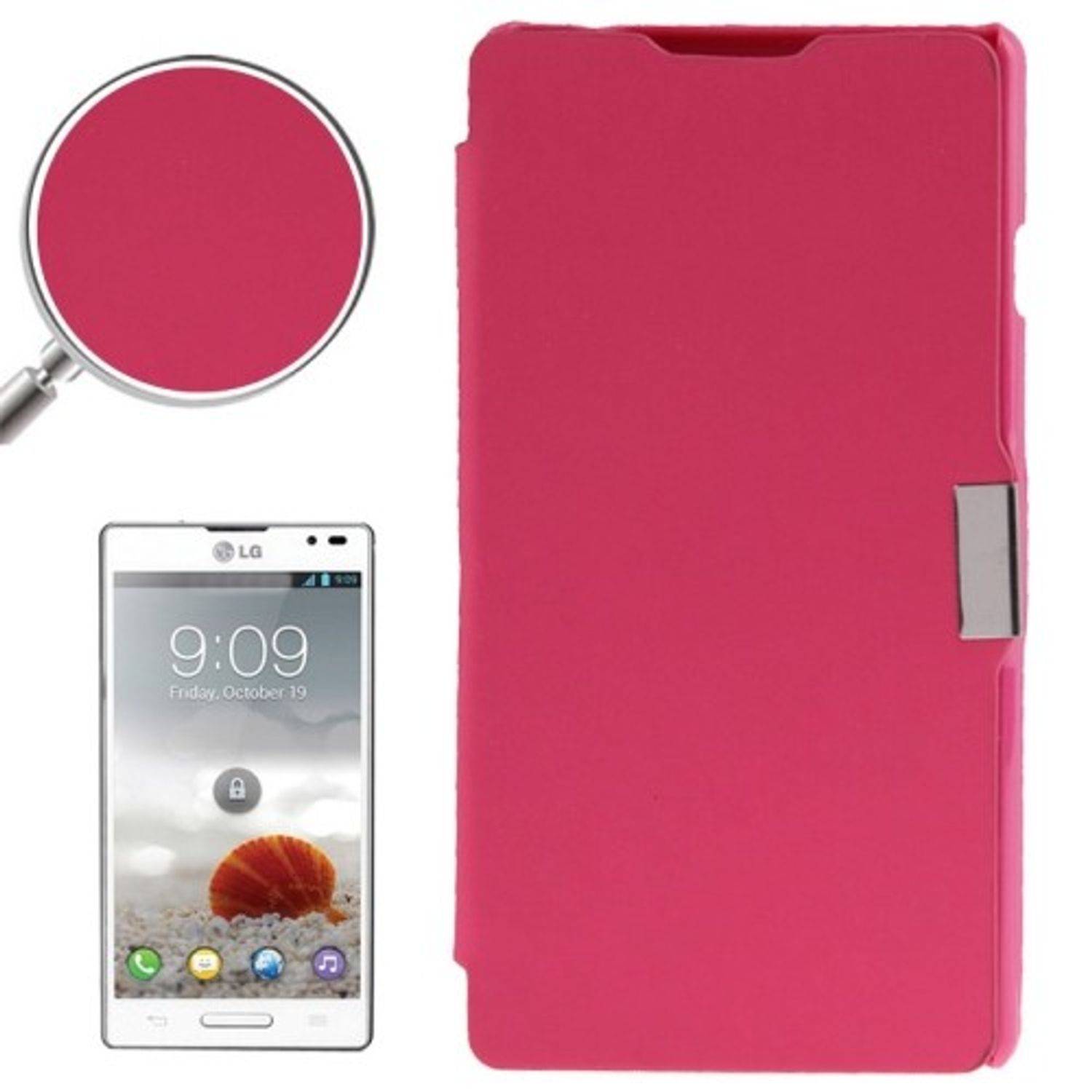 LG Optimus L9 Handyhülle Backcover Rosa