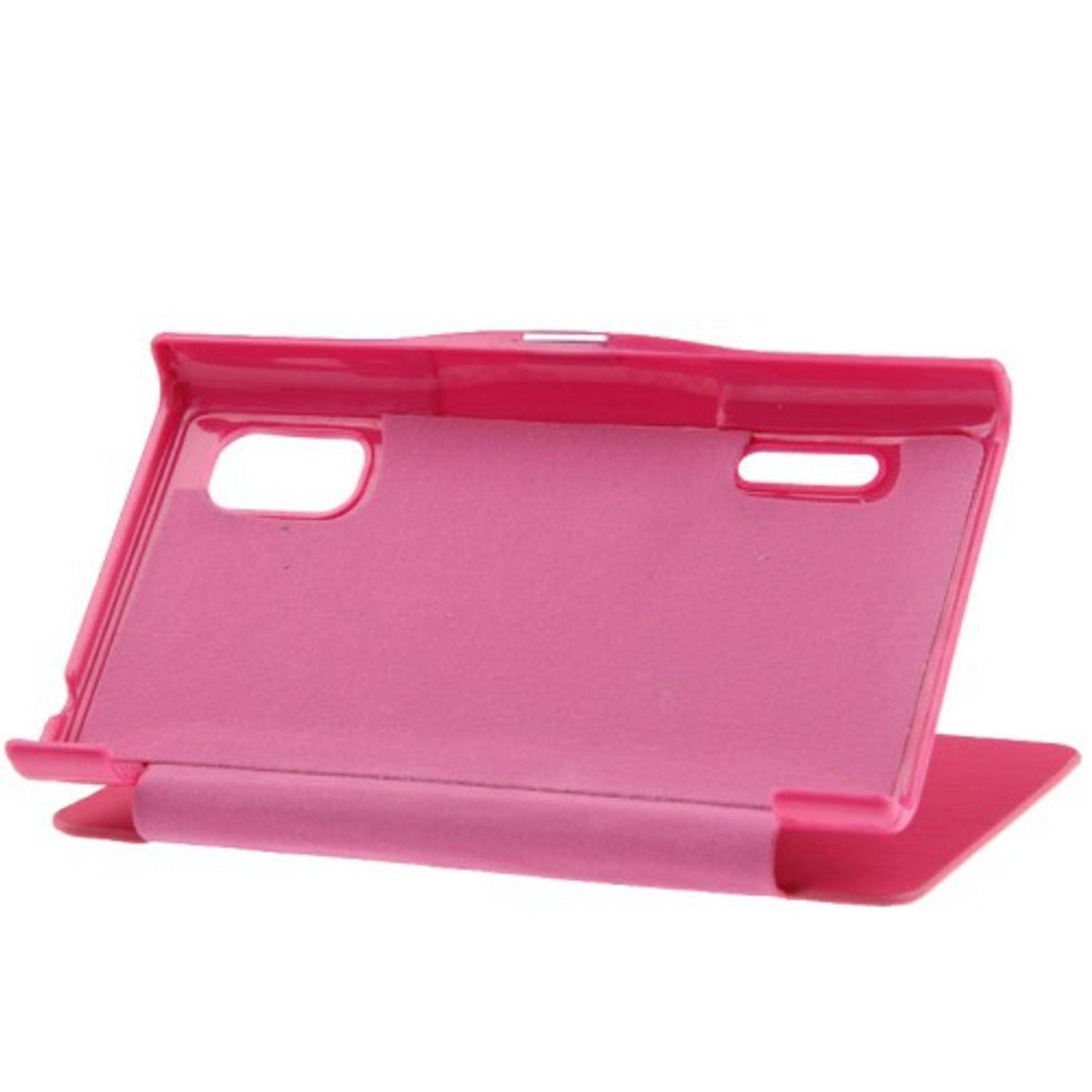 LG Optimus L9 Handyhülle Backcover Rosa