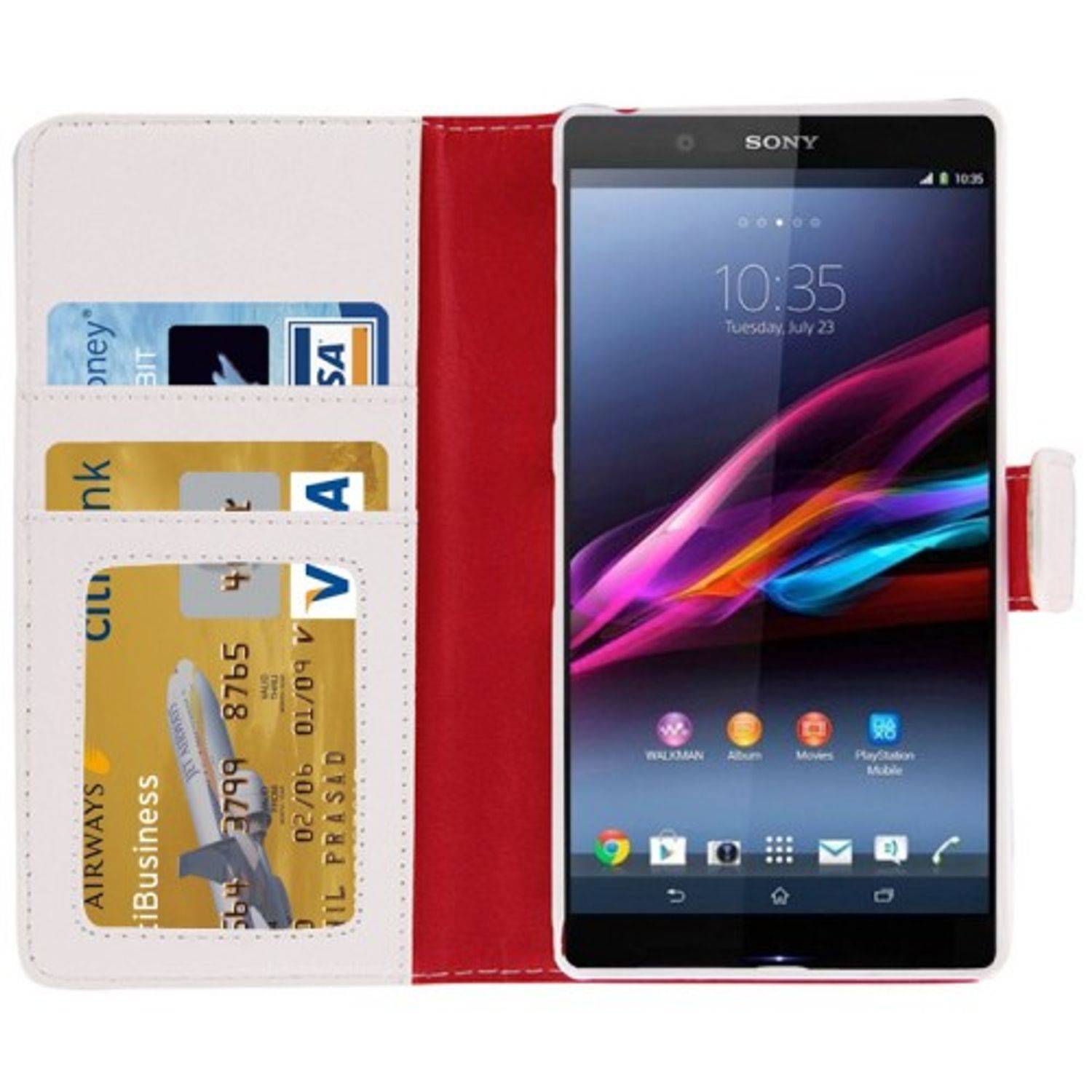 Sony Xperia Z2 Handyhülle Backcover Weiß