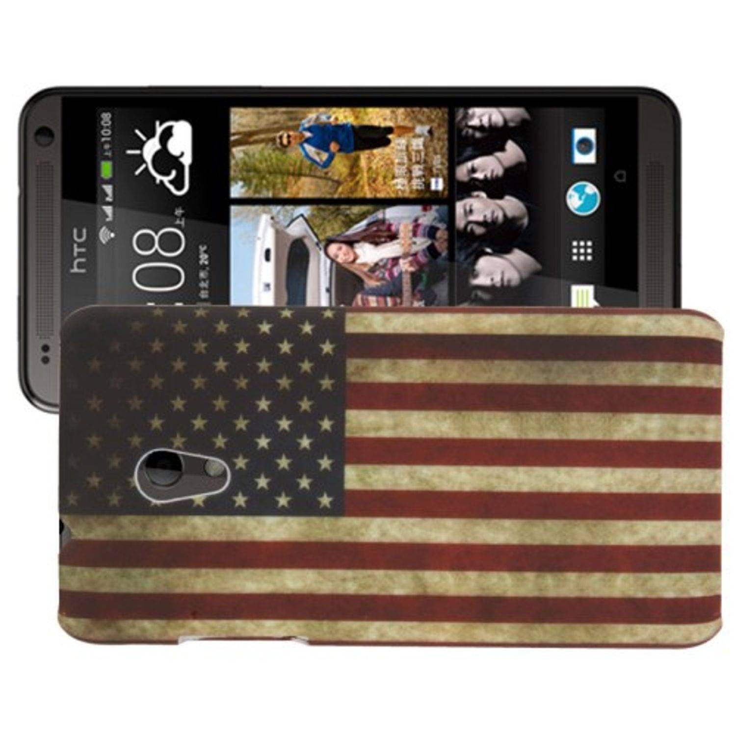 HTC Desire 700 Handyhülle Backcover Mehrfarbig