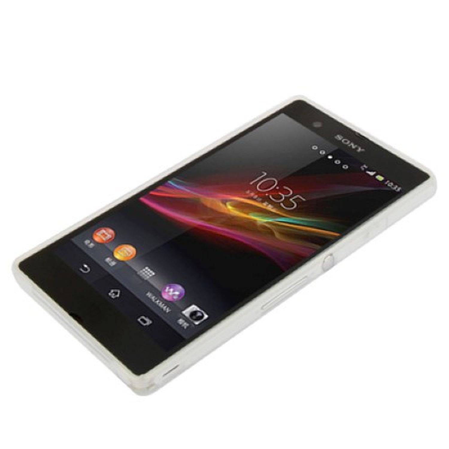 Sony Xperia Z Handyhülle Backcover Transparent