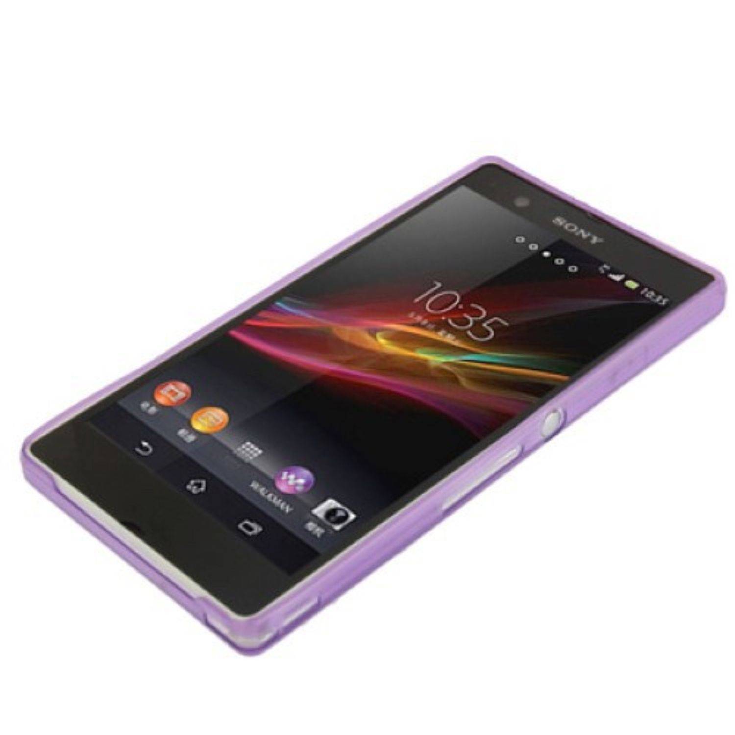 Sony Xperia Z Handyhülle Backcover Violett