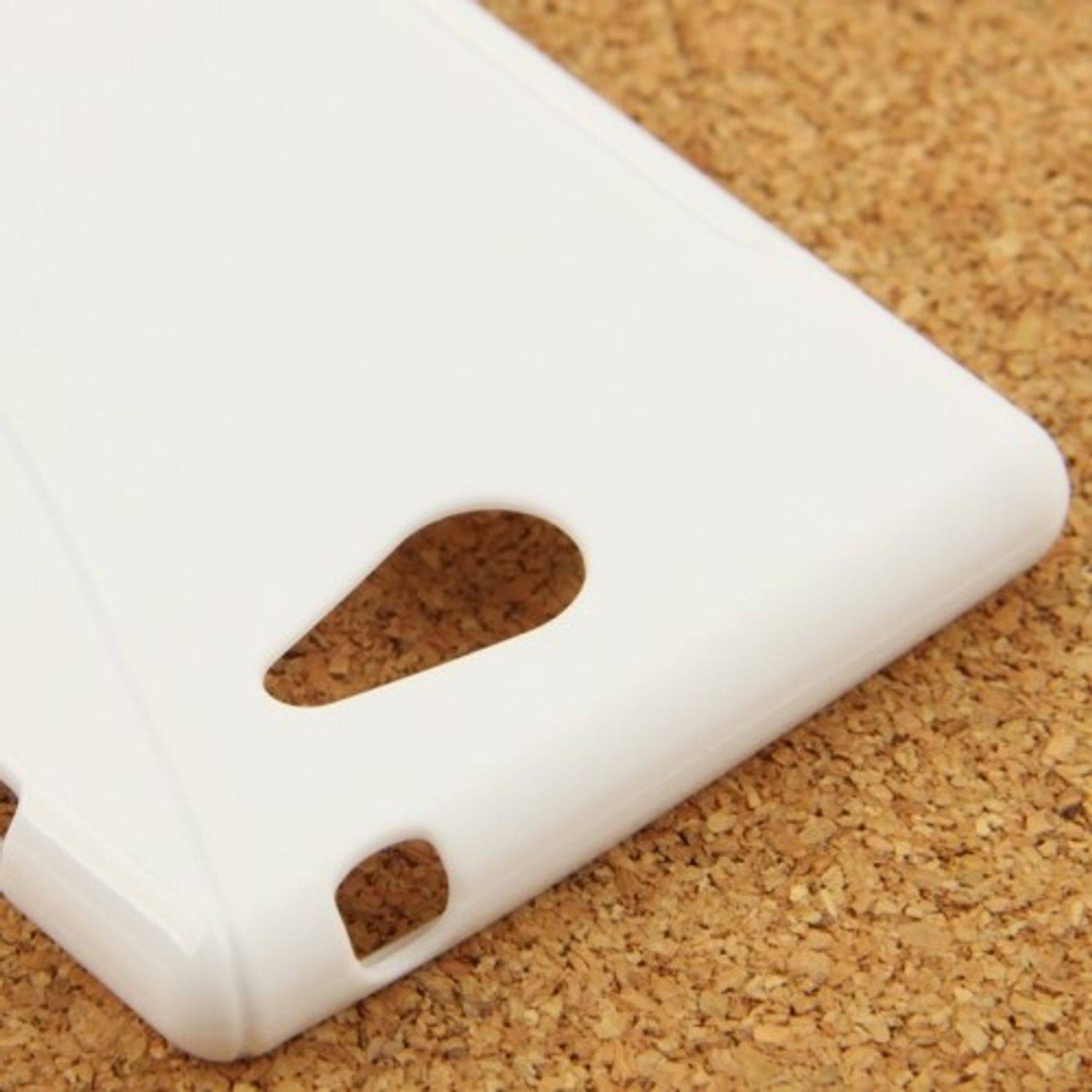 Sony Xperia M2 Handyhülle Backcover Grau