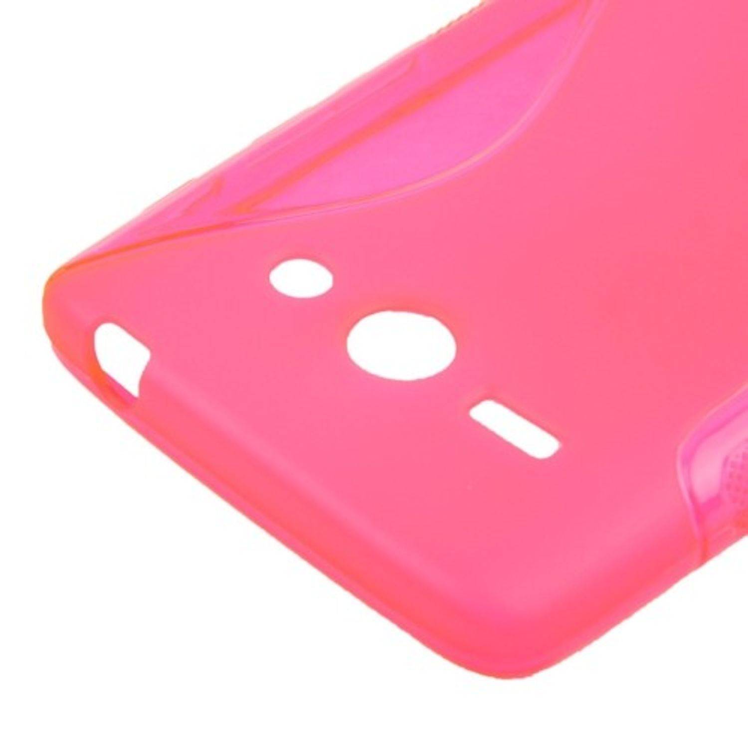 Sony Xperia M2 Handyhülle Backcover Rosa