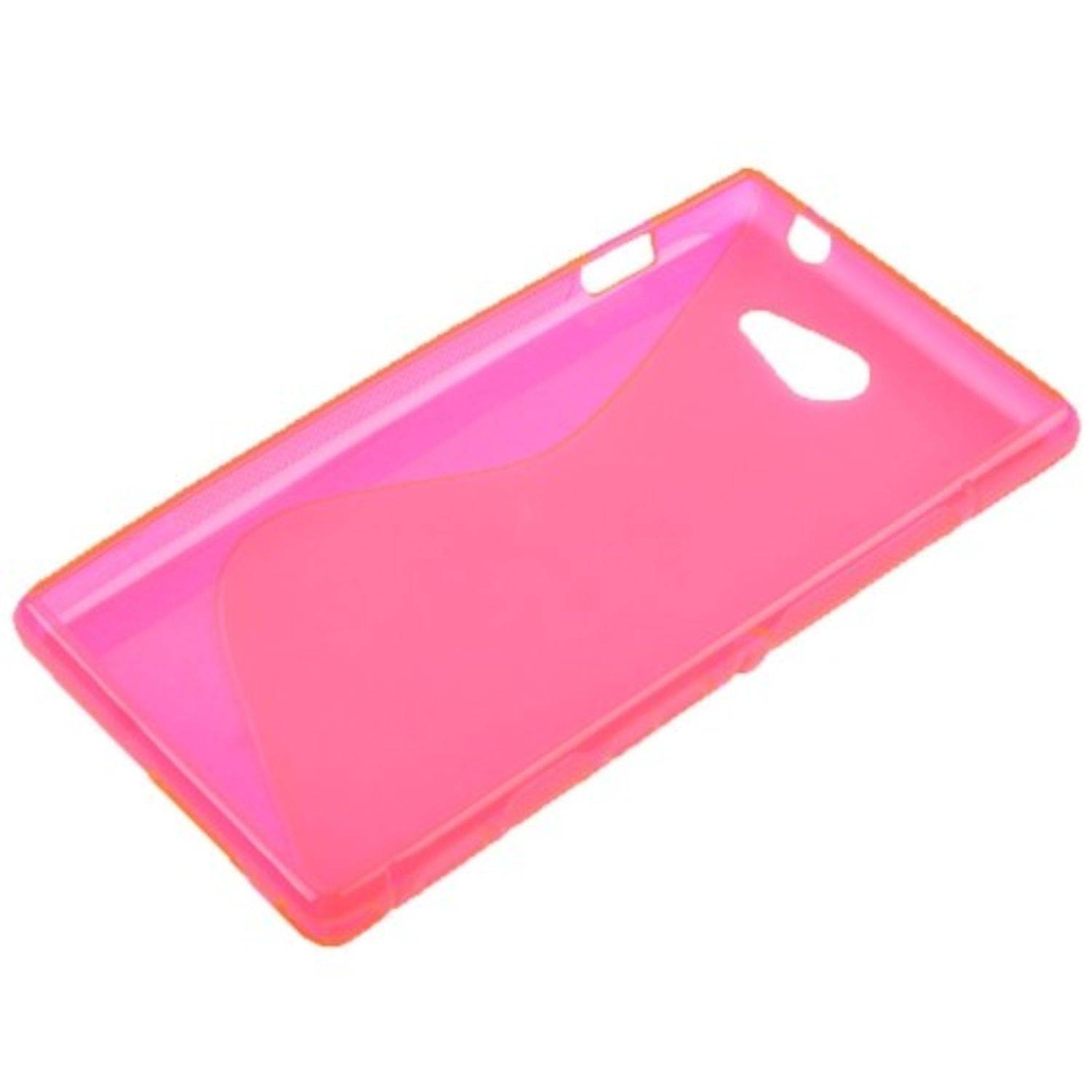 Sony Xperia M2 Handyhülle Backcover Rosa