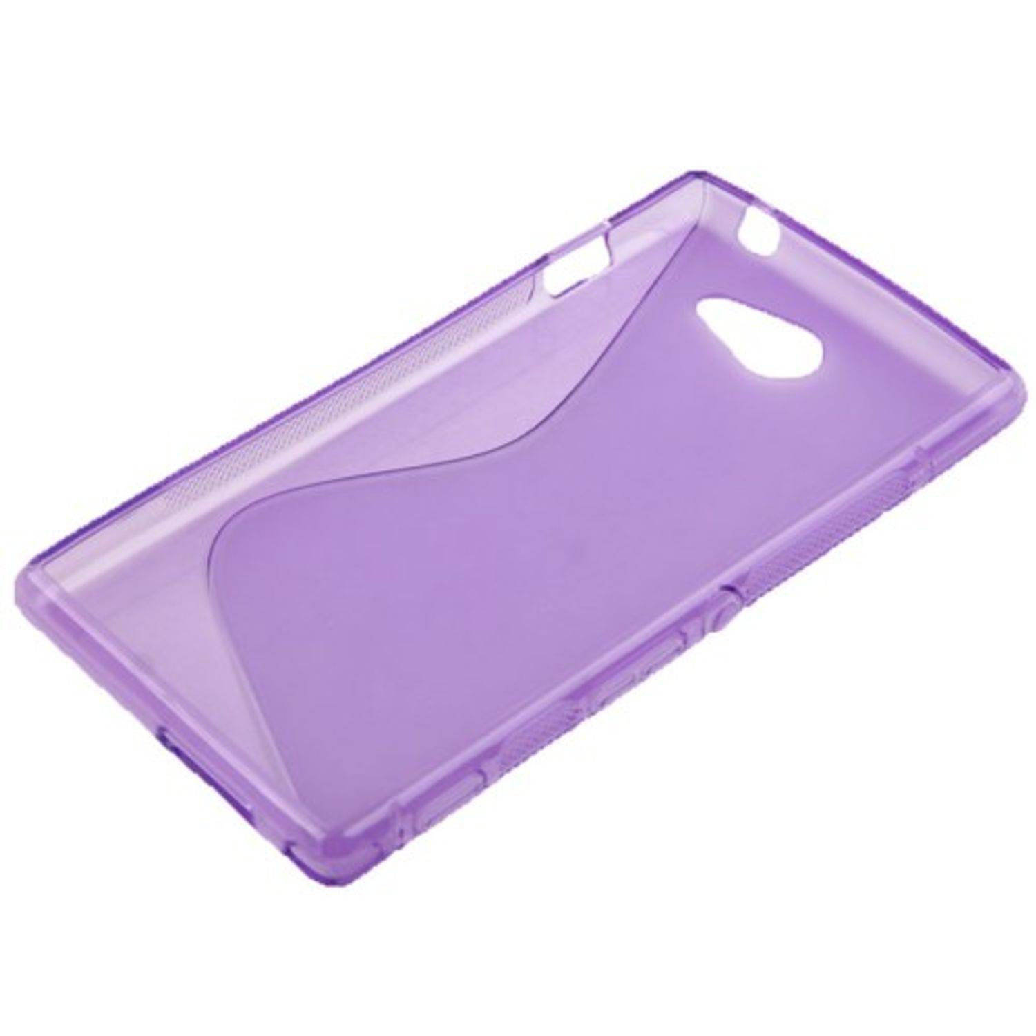 Sony Xperia M2 Handyhülle Backcover Violett