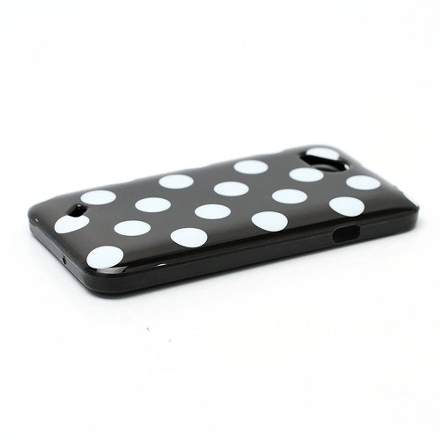 HTC Desire VC Handyhülle Backcover Schwarz