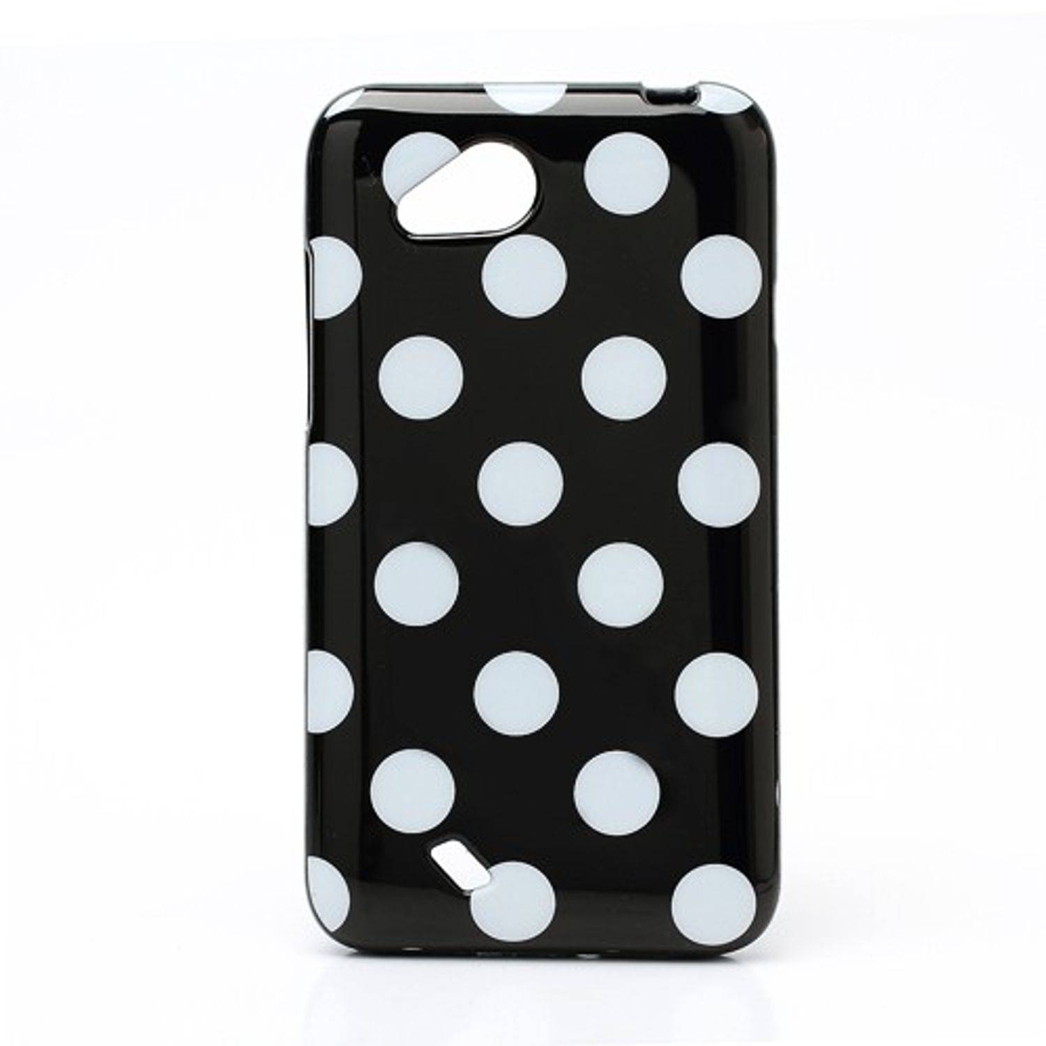 HTC Desire VC Handyhülle Backcover Schwarz