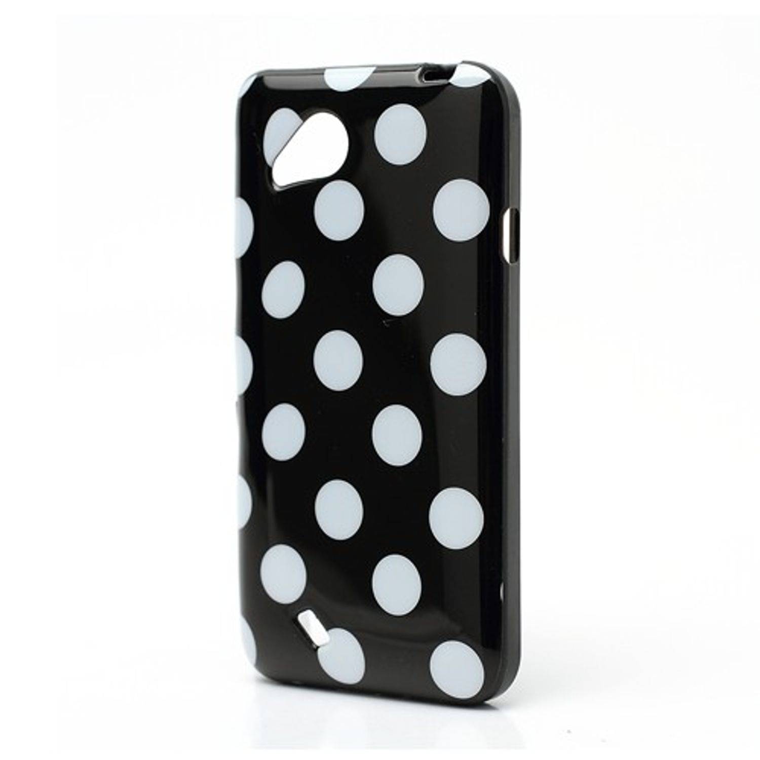 HTC Desire VC Handyhülle Backcover Schwarz