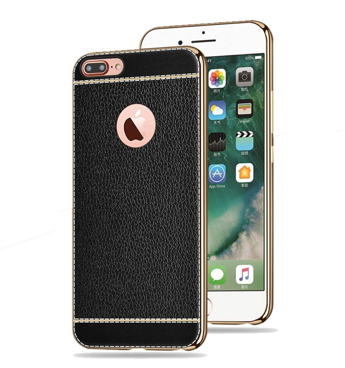 Apple IPhone 6 Plus / 6s Plus Handyhülle Backcover Schwarz