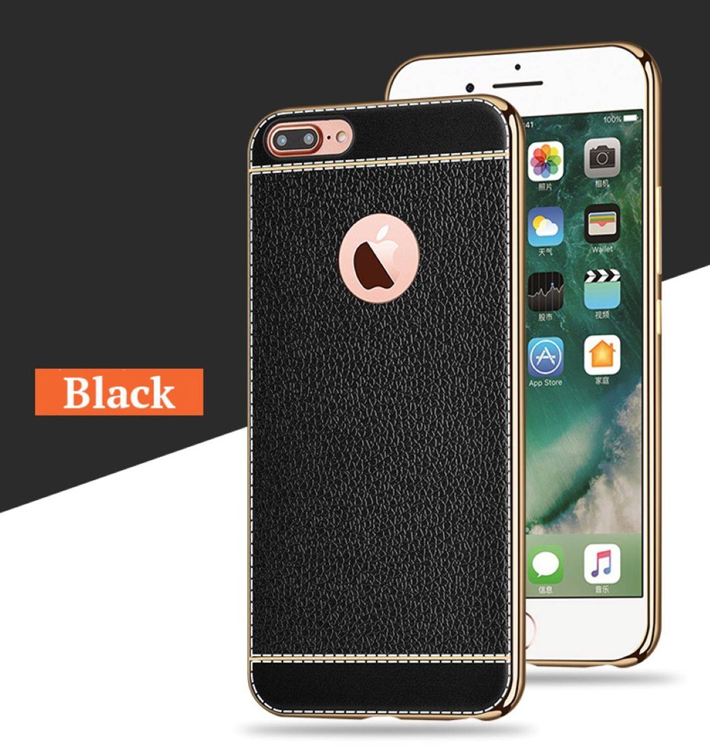 Apple IPhone 6 Plus / 6s Plus Handyhülle Backcover Schwarz