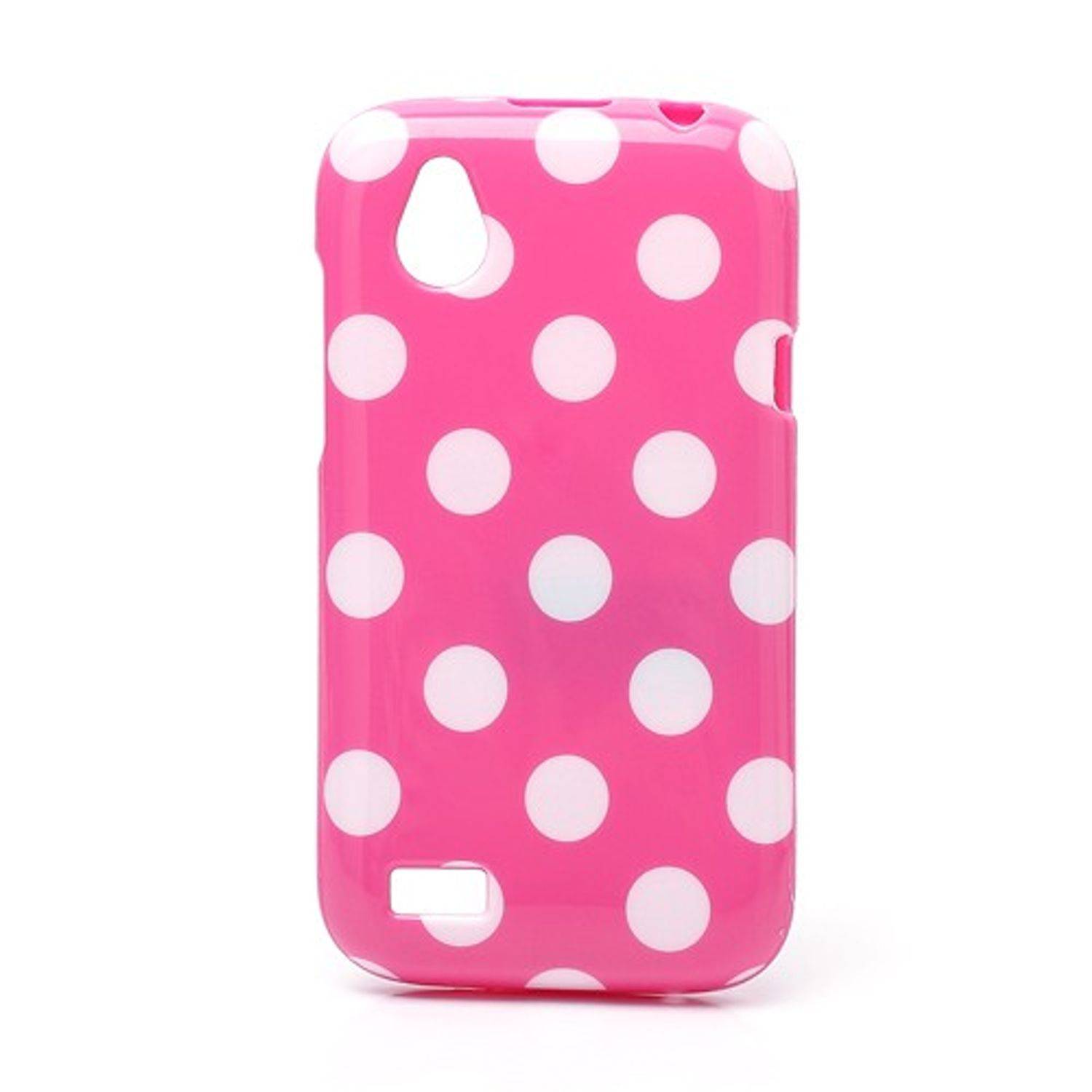 HTC Desire V Handyhülle Backcover Rosa