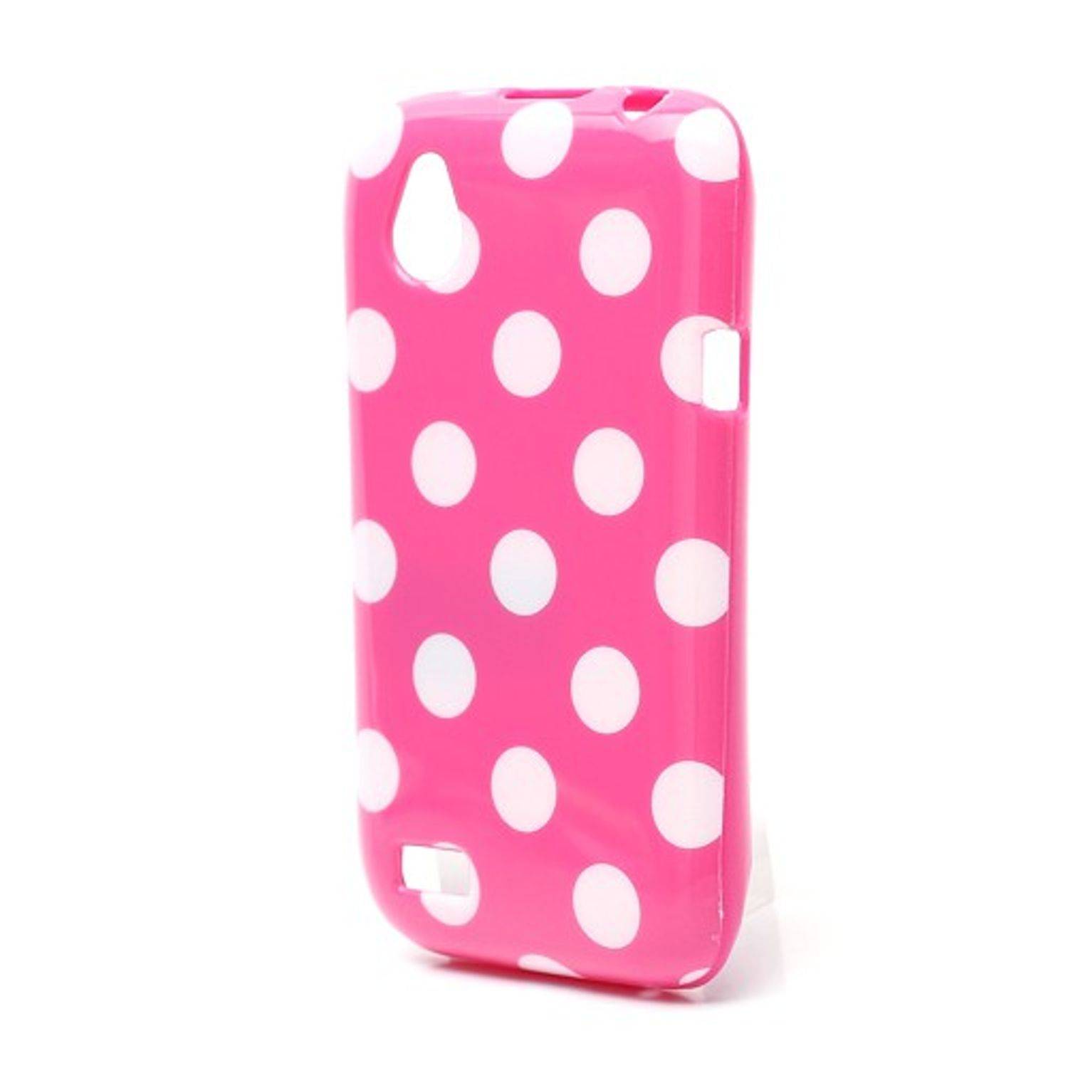 HTC Desire V Handyhülle Backcover Rosa