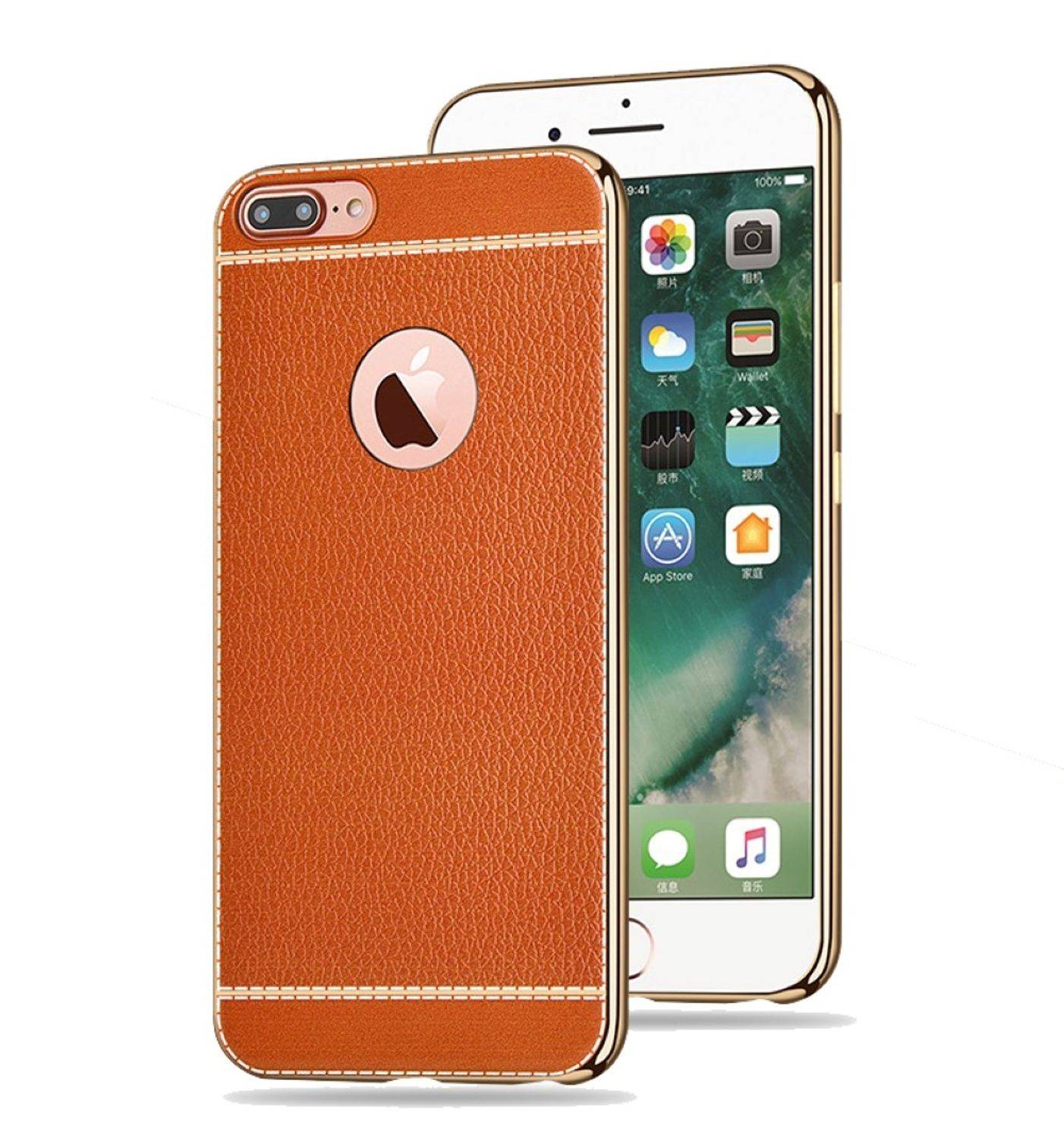 Apple IPhone 6 Plus / 6s Plus Handyhülle Backcover Braun