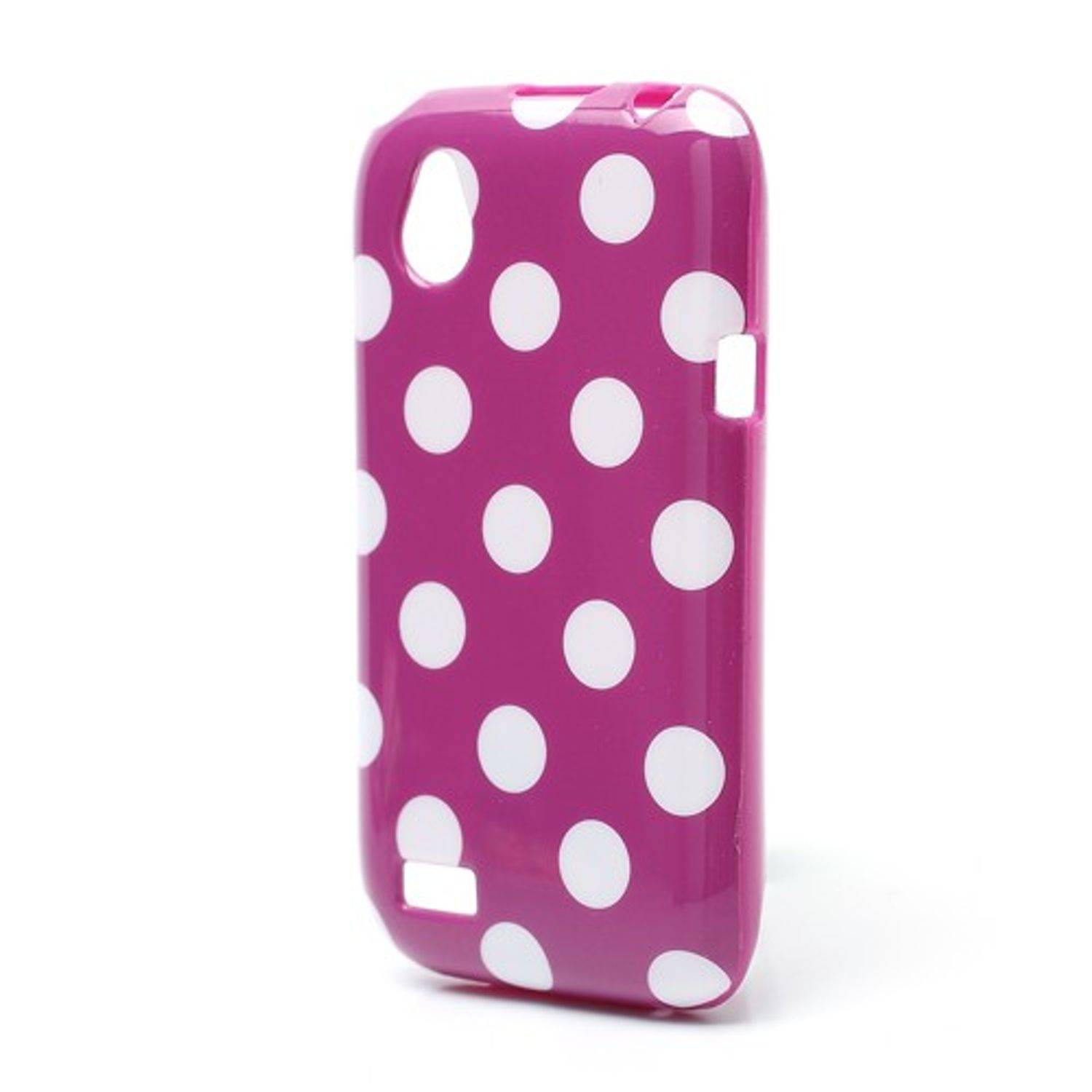 HTC Desire V Handyhülle Backcover Violett