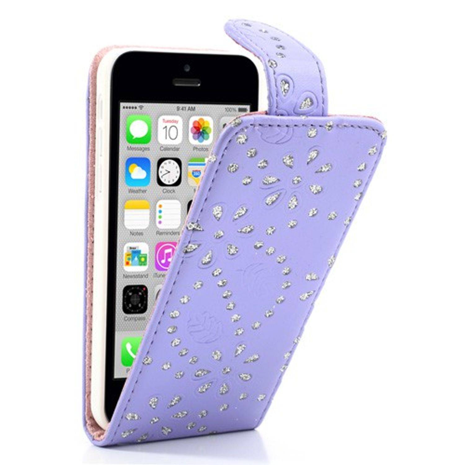 Apple iPhone 5c Handyhülle Backcover Violett