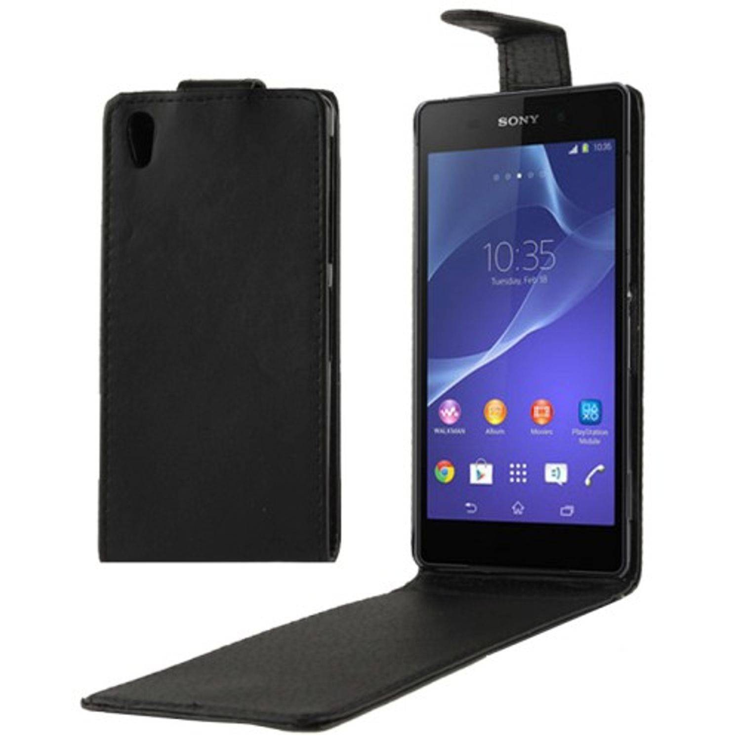 Sony Xperia Z2 Handyhülle Backcover Schwarz