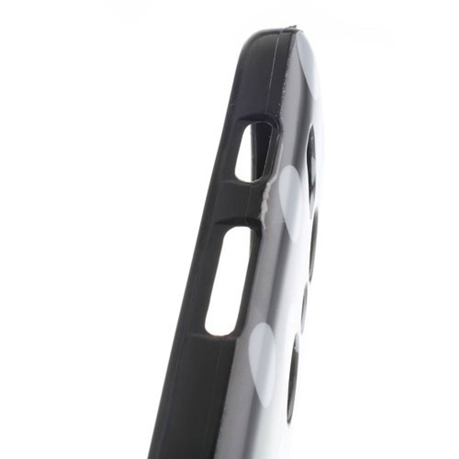HTC One ST T528t Handyhülle Backcover Schwarz