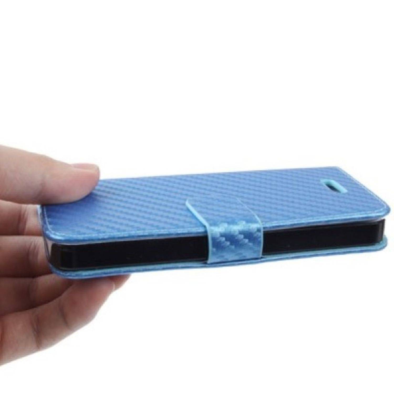 HTC Desire V Handyhülle Backcover Blau