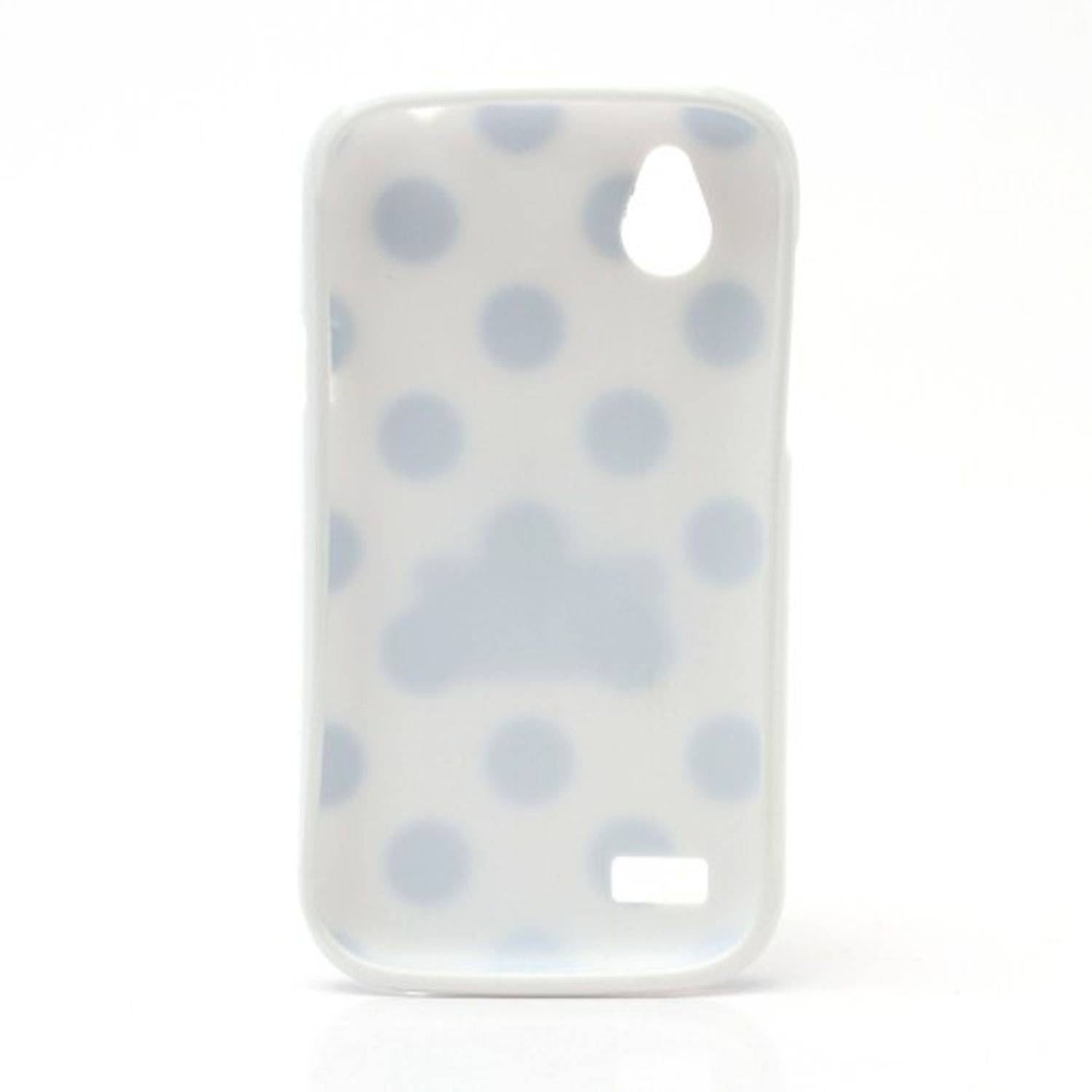 HTC Desire V Handyhülle Backcover Weiß